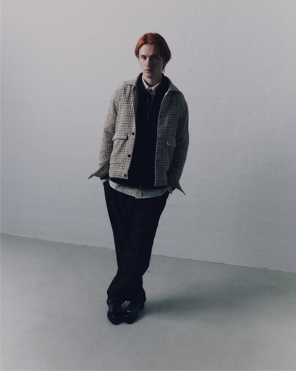 Bouclé Check Overshirt