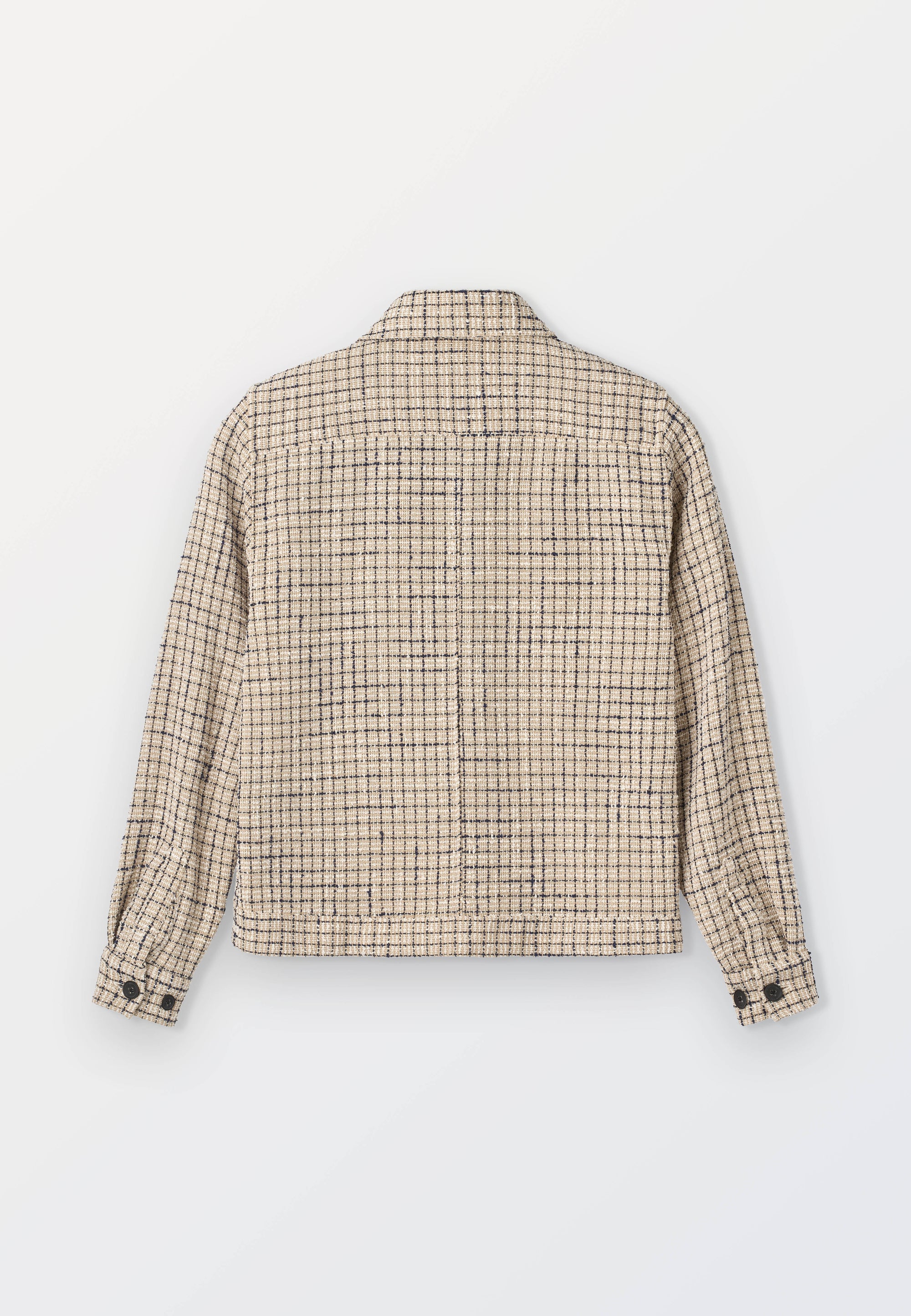 Bouclé Check Overshirt