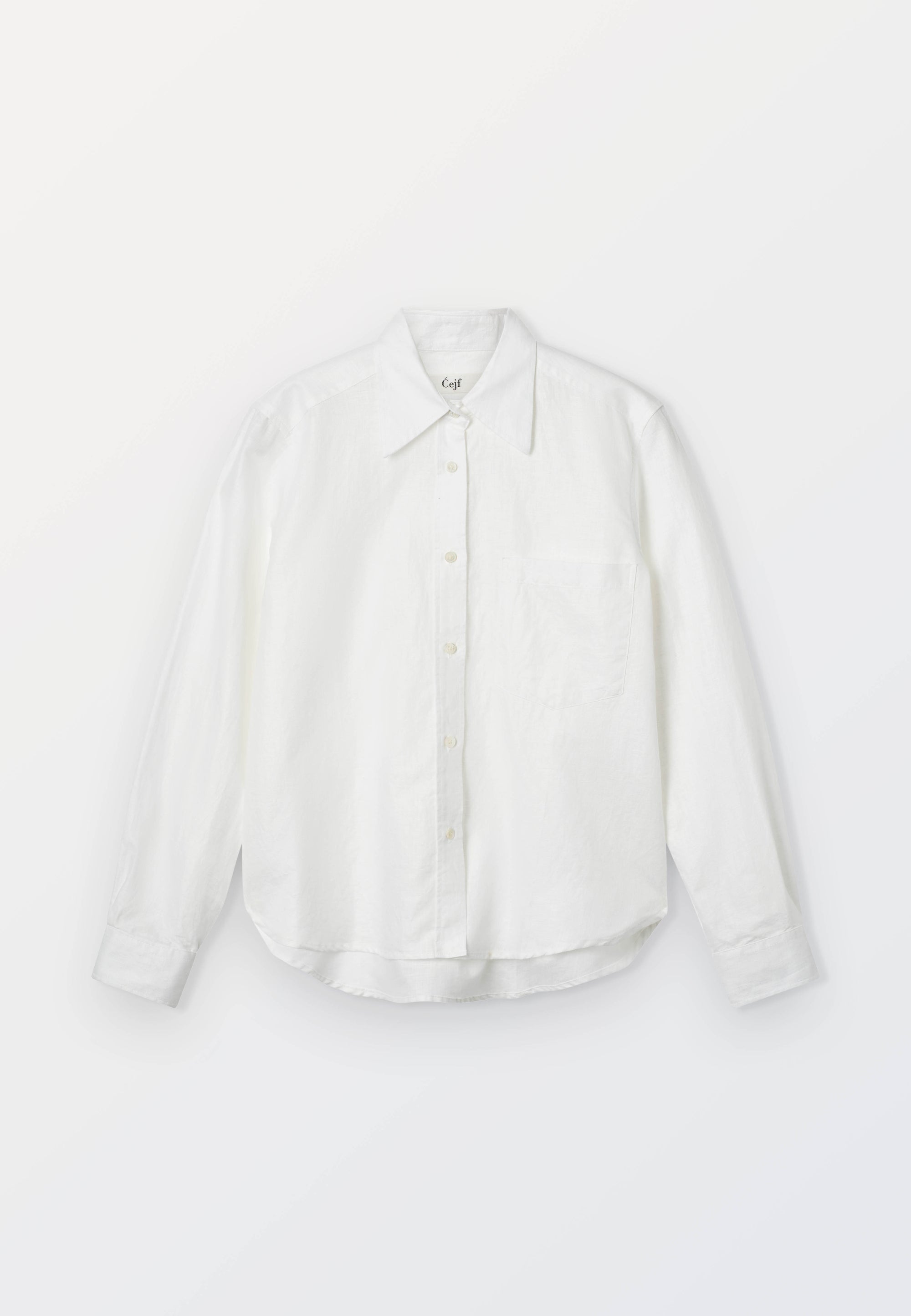Cejf Ladies Classic Shirt - Jason Linen White