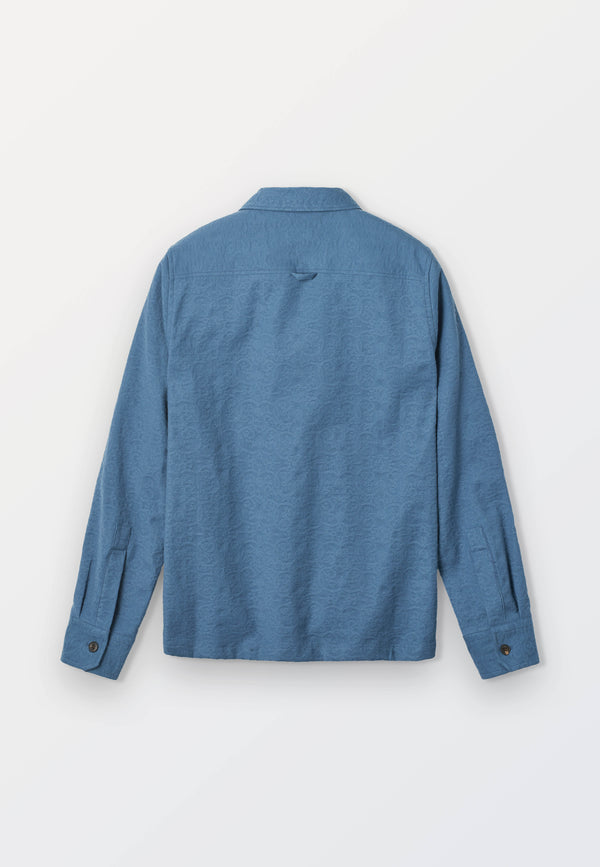 Cejf Pocket Overshirt Mens Colored Jacquard
