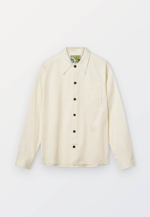 Cejf Pocket Overshirt Mens - Off-White Twill