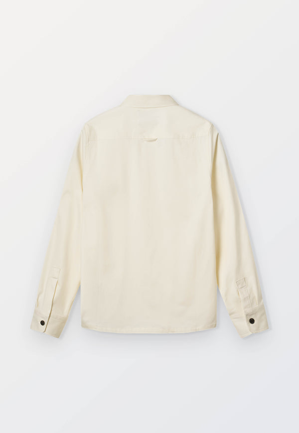 Cejf Pocket Overshirt Mens - Off-White Twill