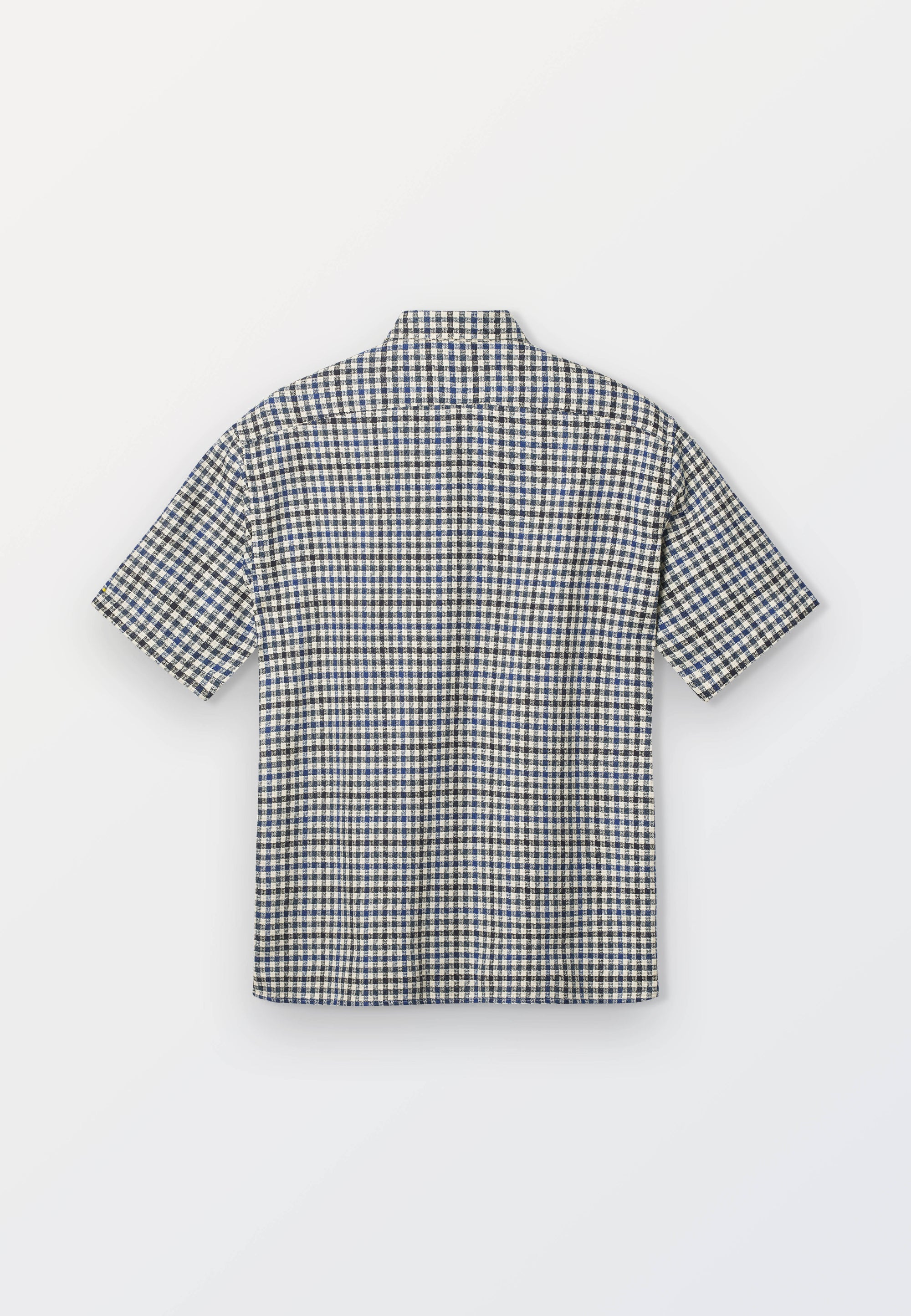 Cejf Oversize SS Mens Shirt - Jacquard Check