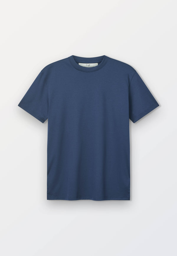 Italian Classic Luxury Tee - Navy