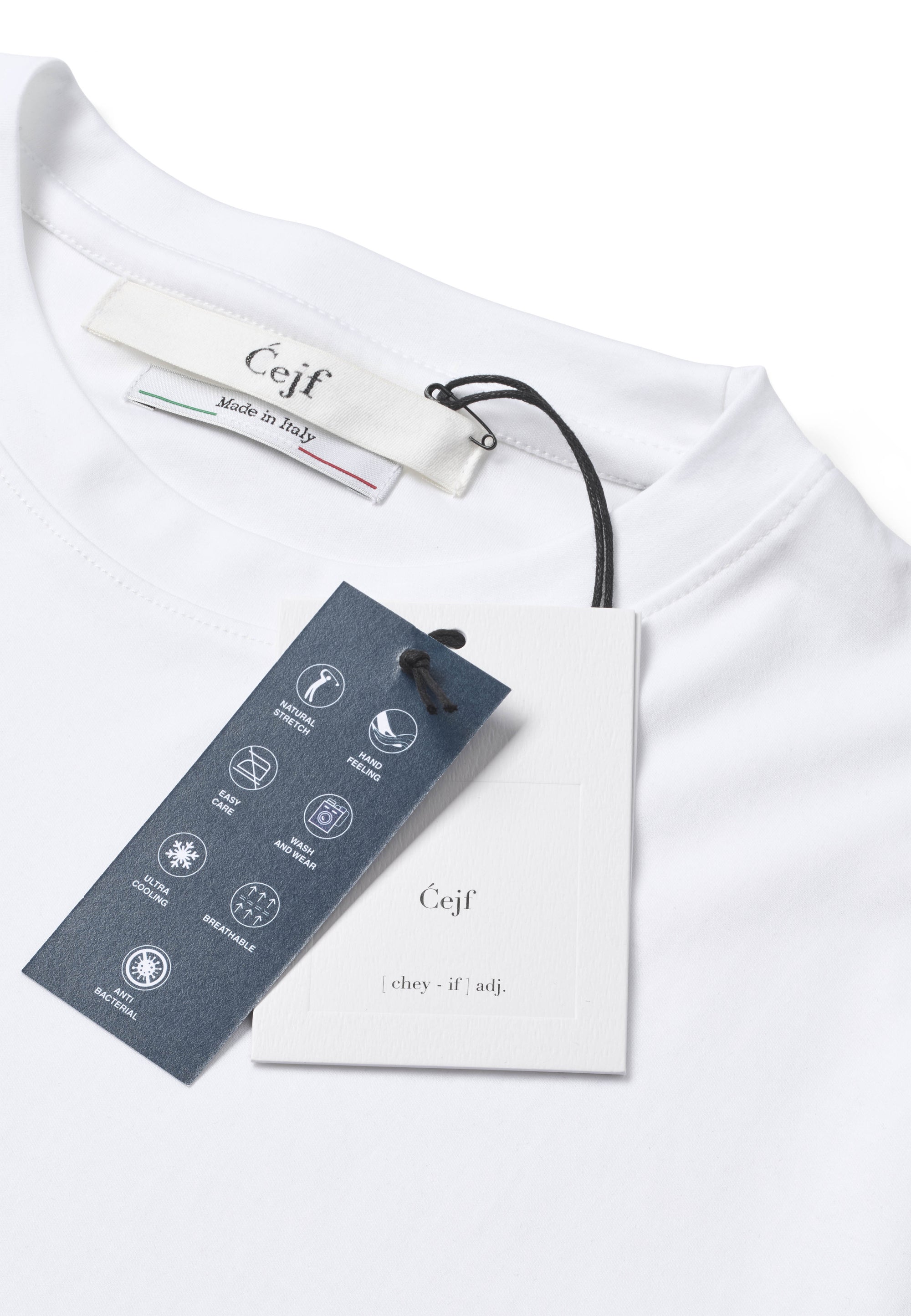 Italian Classic Luxury Tee - White