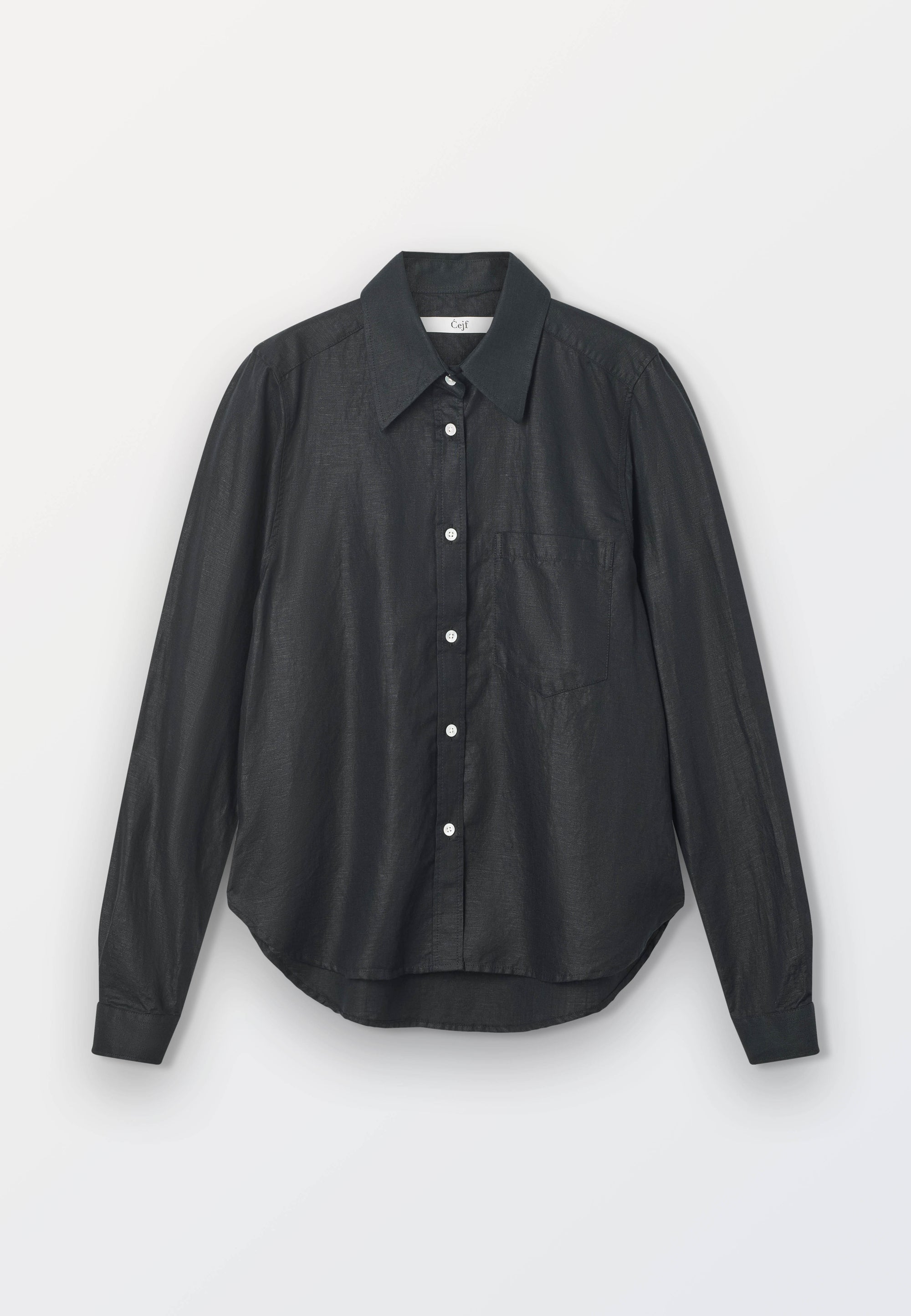 Cejf Ladies Classic Shirt - Jason Linen Black