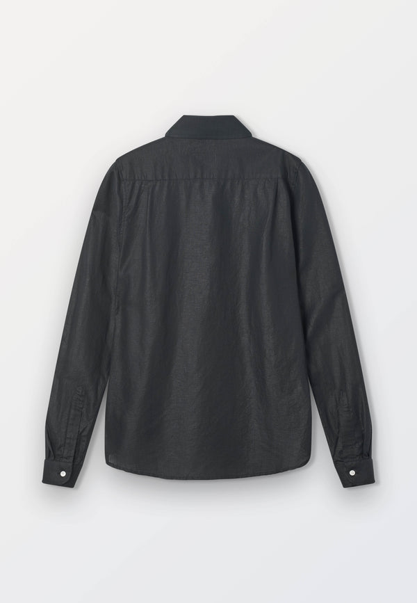 Cejf Ladies Classic Shirt - Jason Linen Black