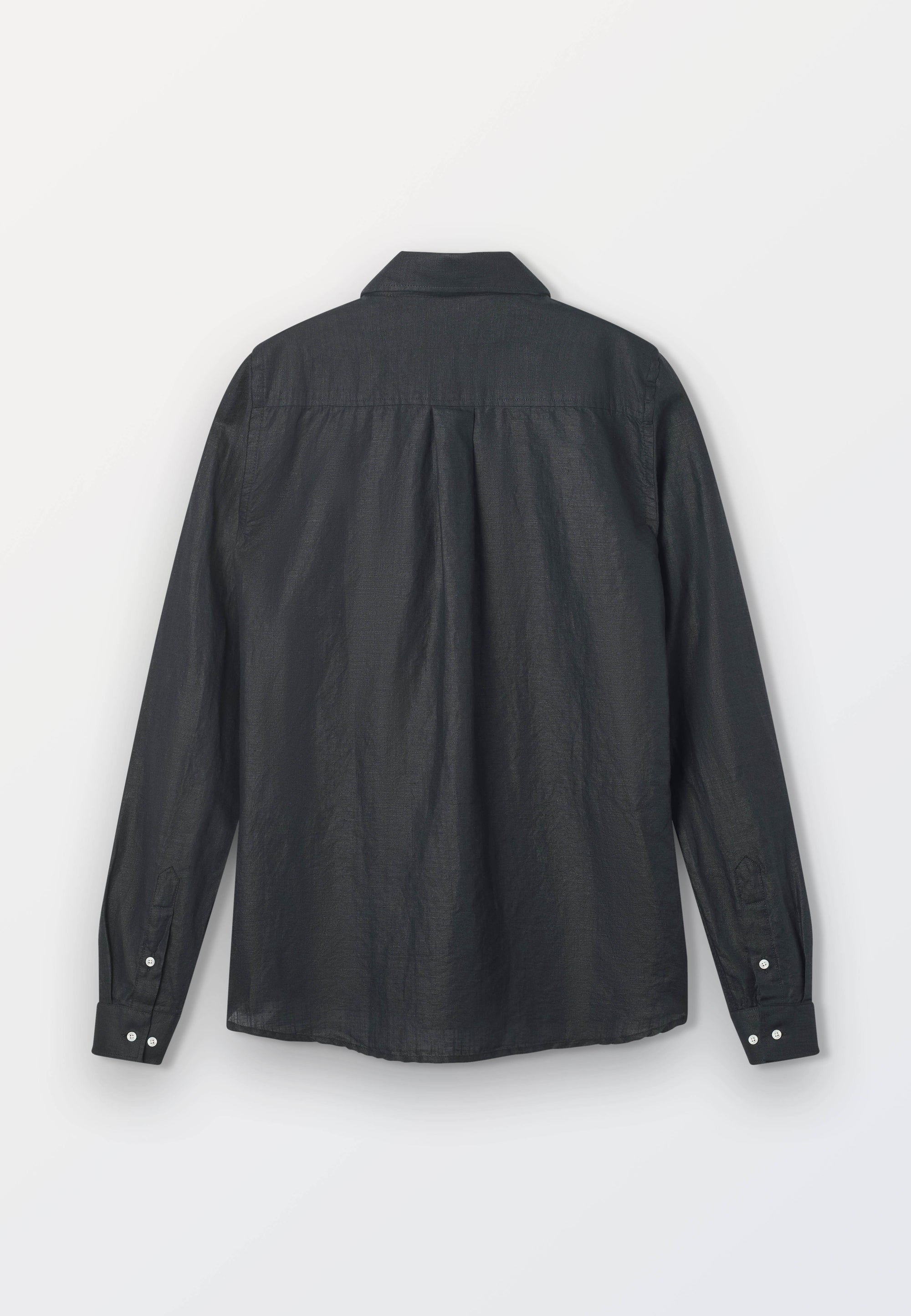 Cejf LS Classic Mens Shirt - Jason Linen Black