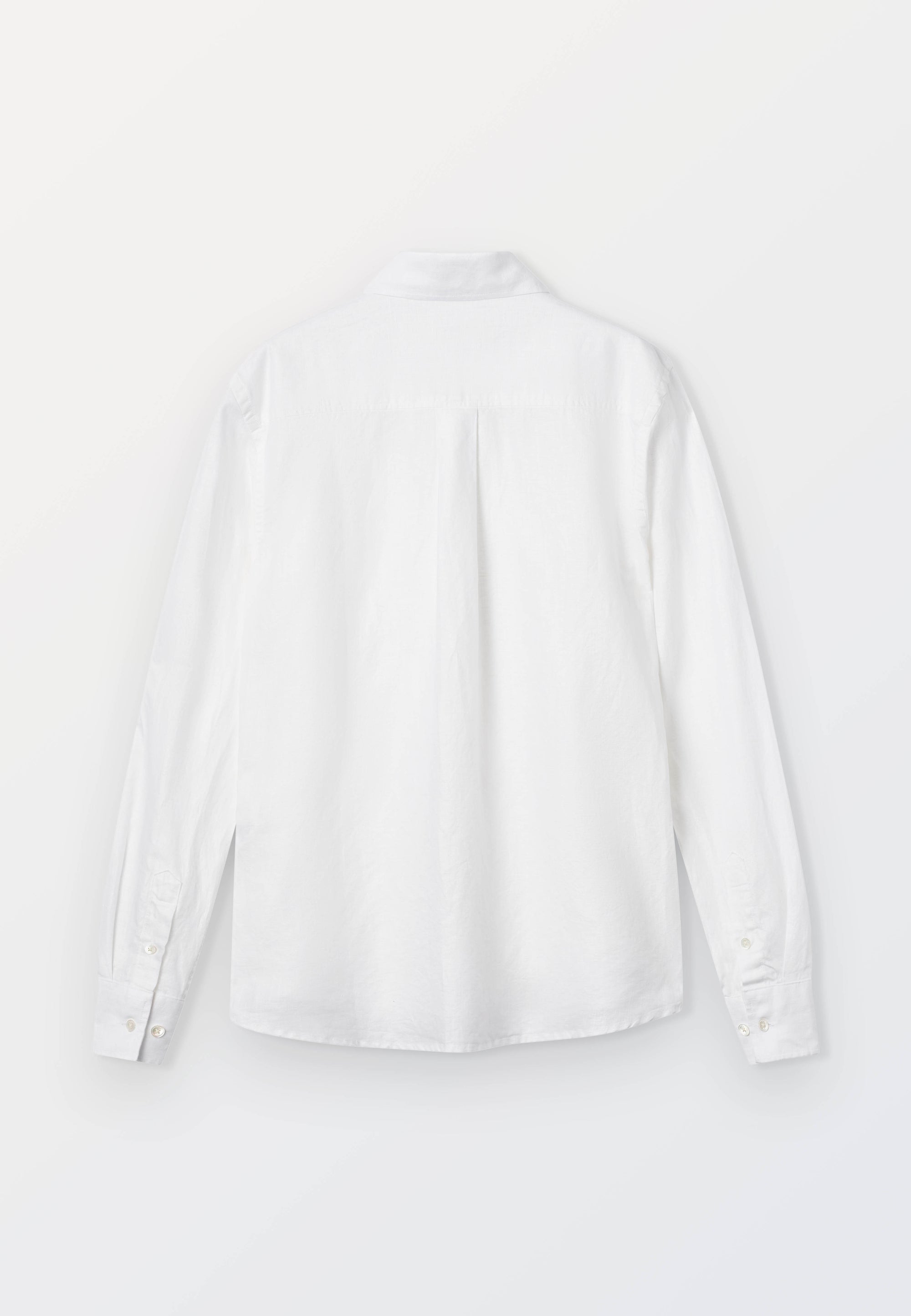 Cejf LS Classic Mens Shirt - Jason Linen White