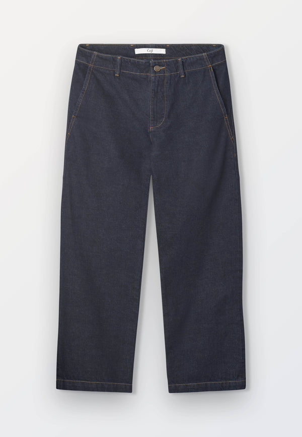 Cejf Selvedge Pants Dark Blue