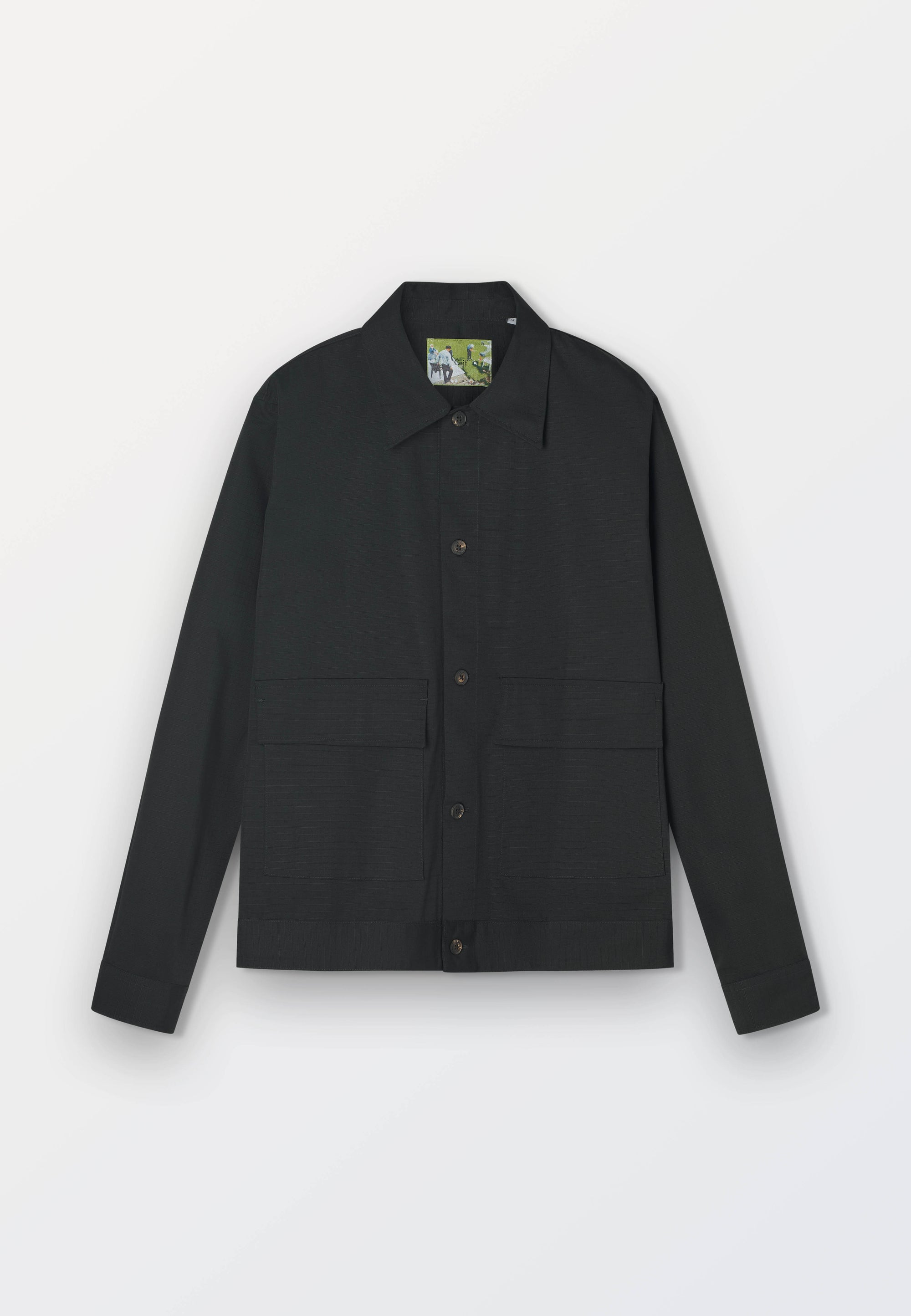 Cejf Mens Overshirt - Titan Black