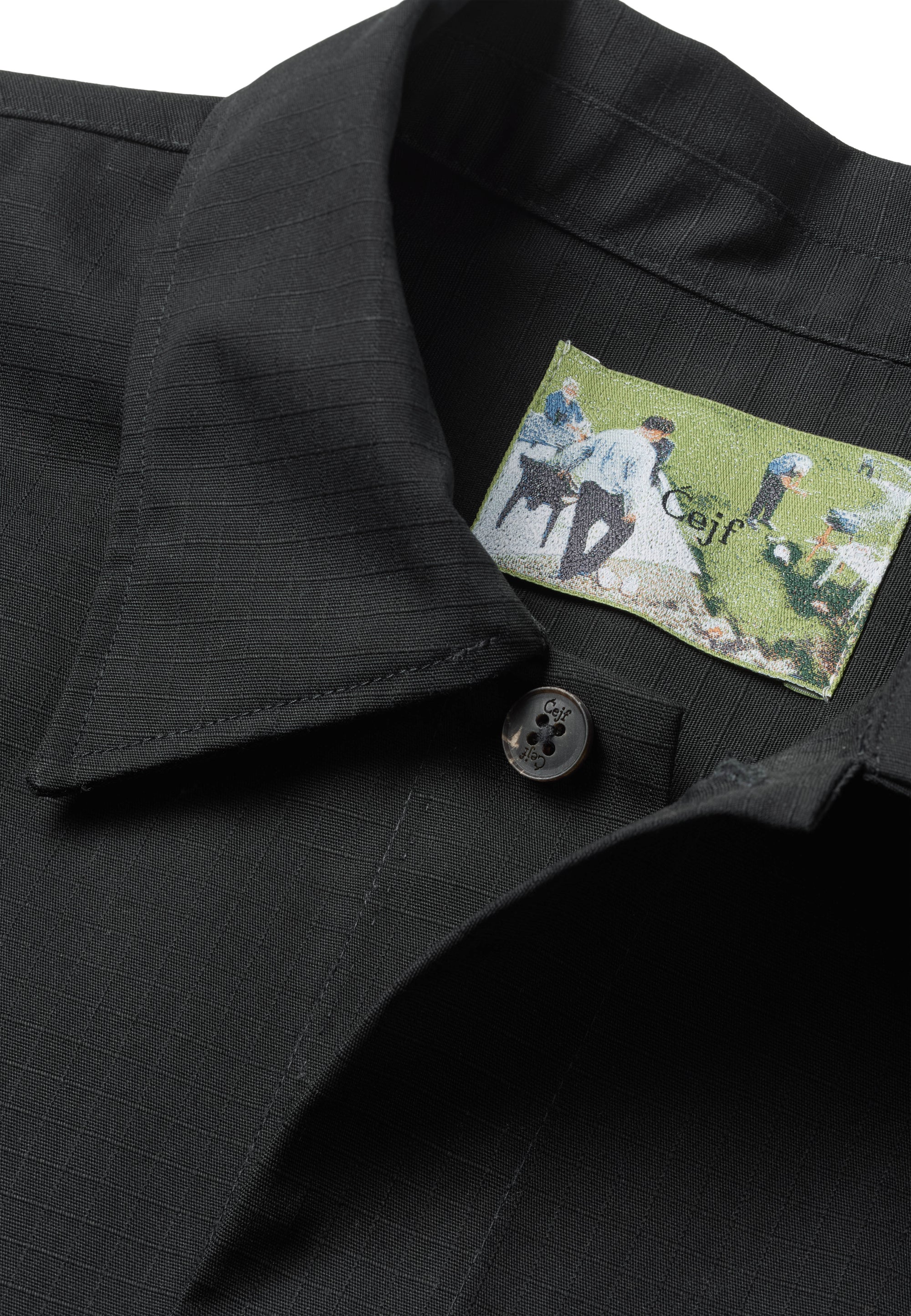 Cejf Mens Overshirt - Titan Black