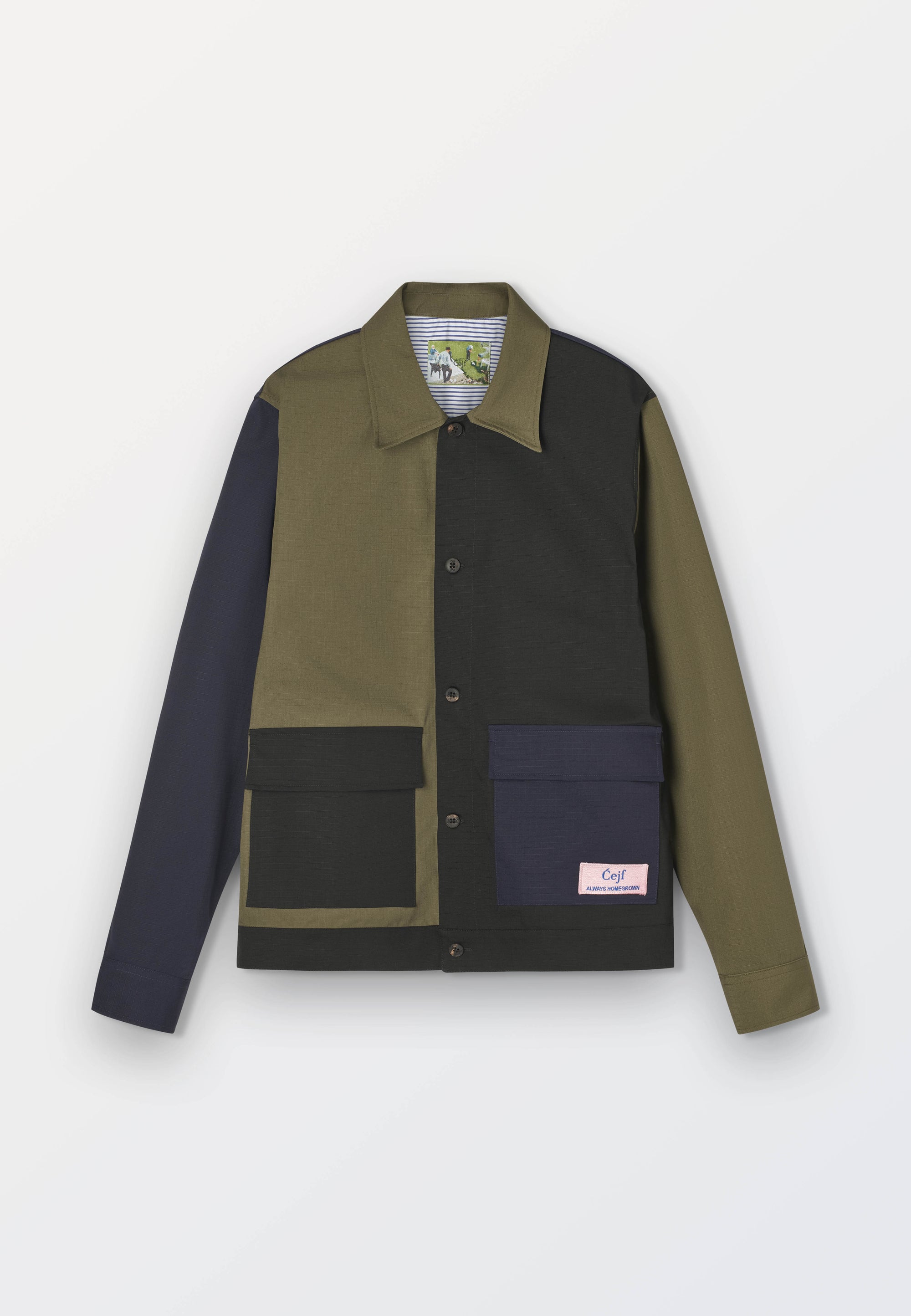 Cejf Mens Overshirt - Mixed Titan