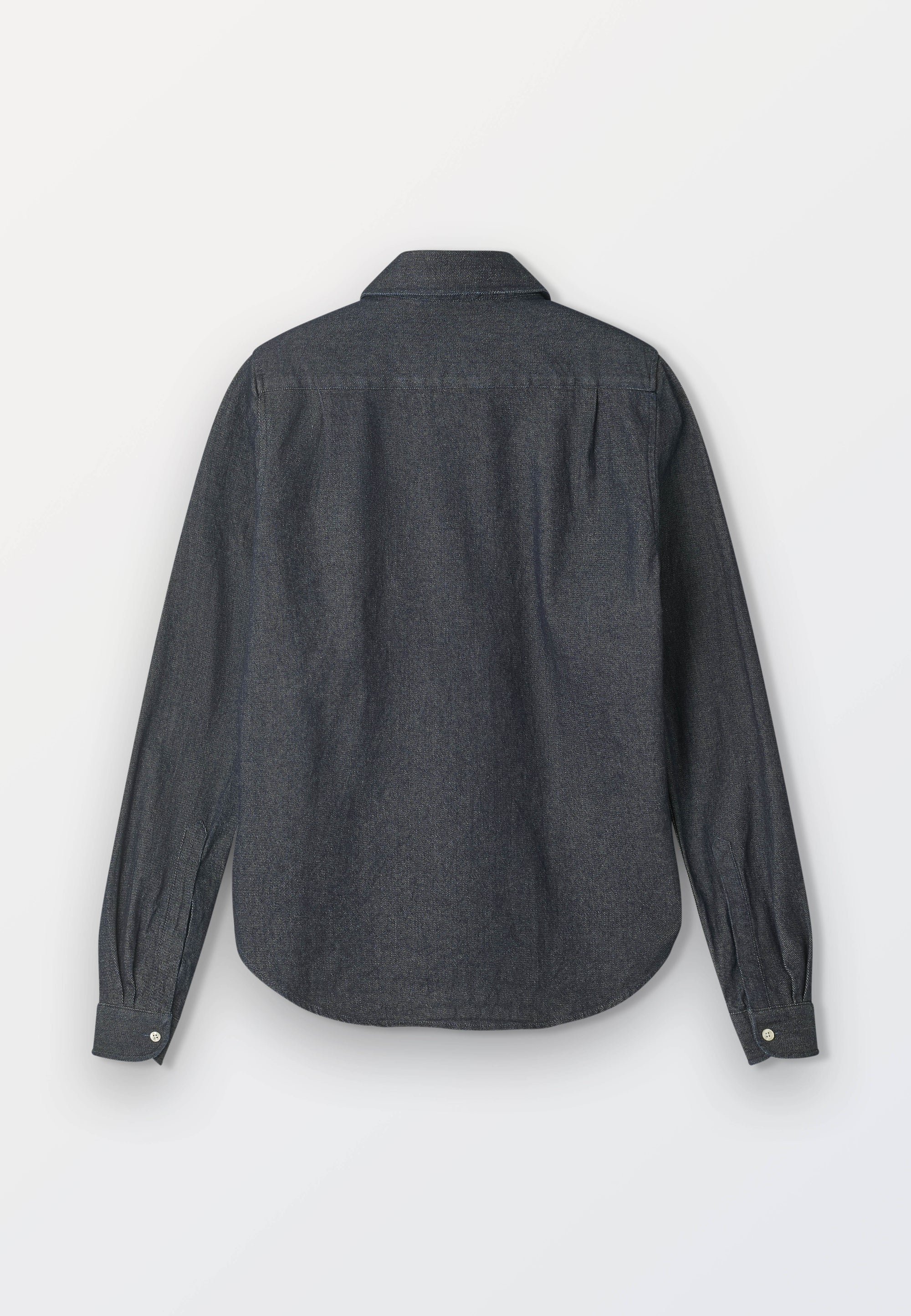 Classic Women’s Denim Shirt in 100% Cotton – Dark