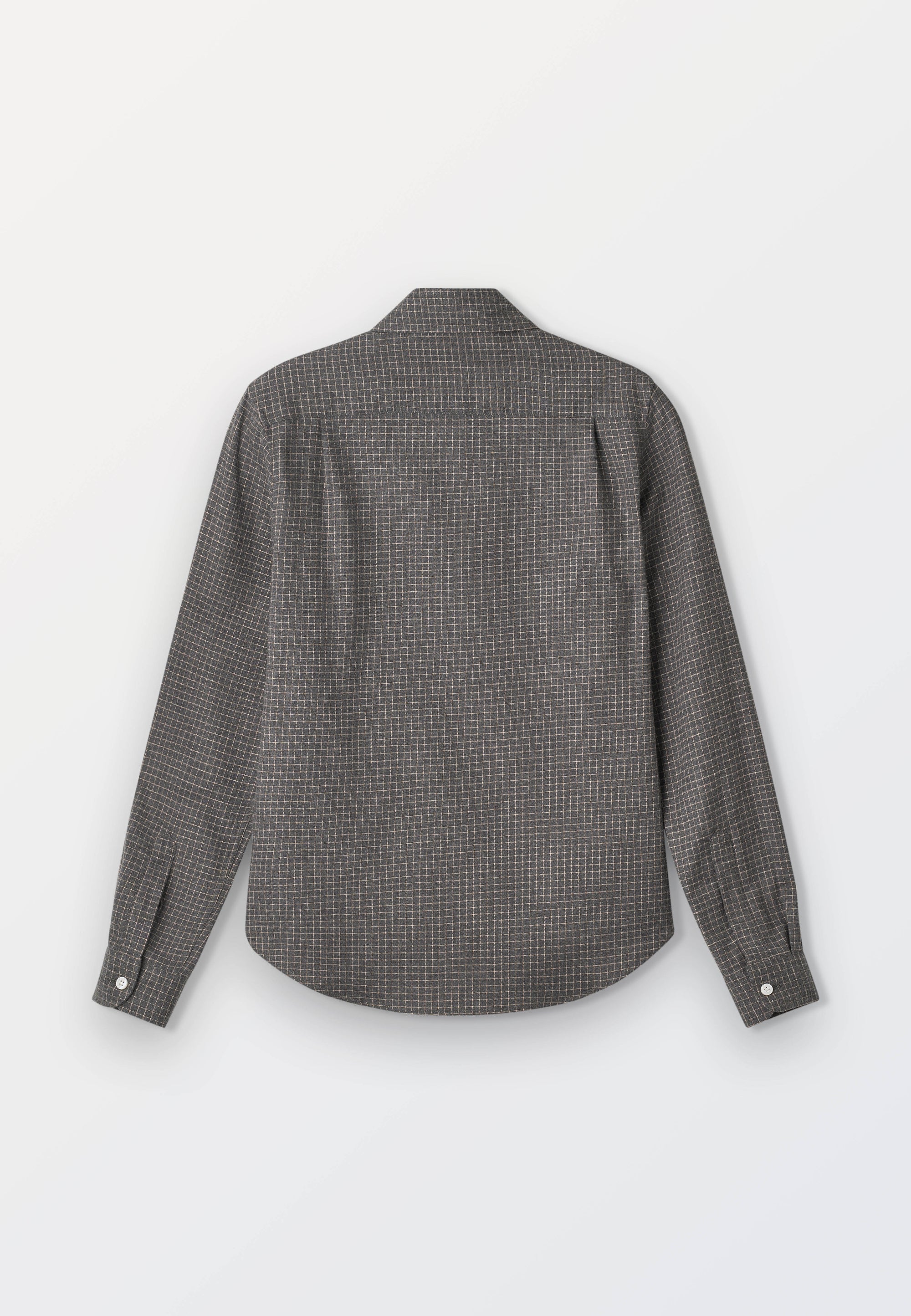 Classic women's Cotton Melange Shirt – Grey Pink Check