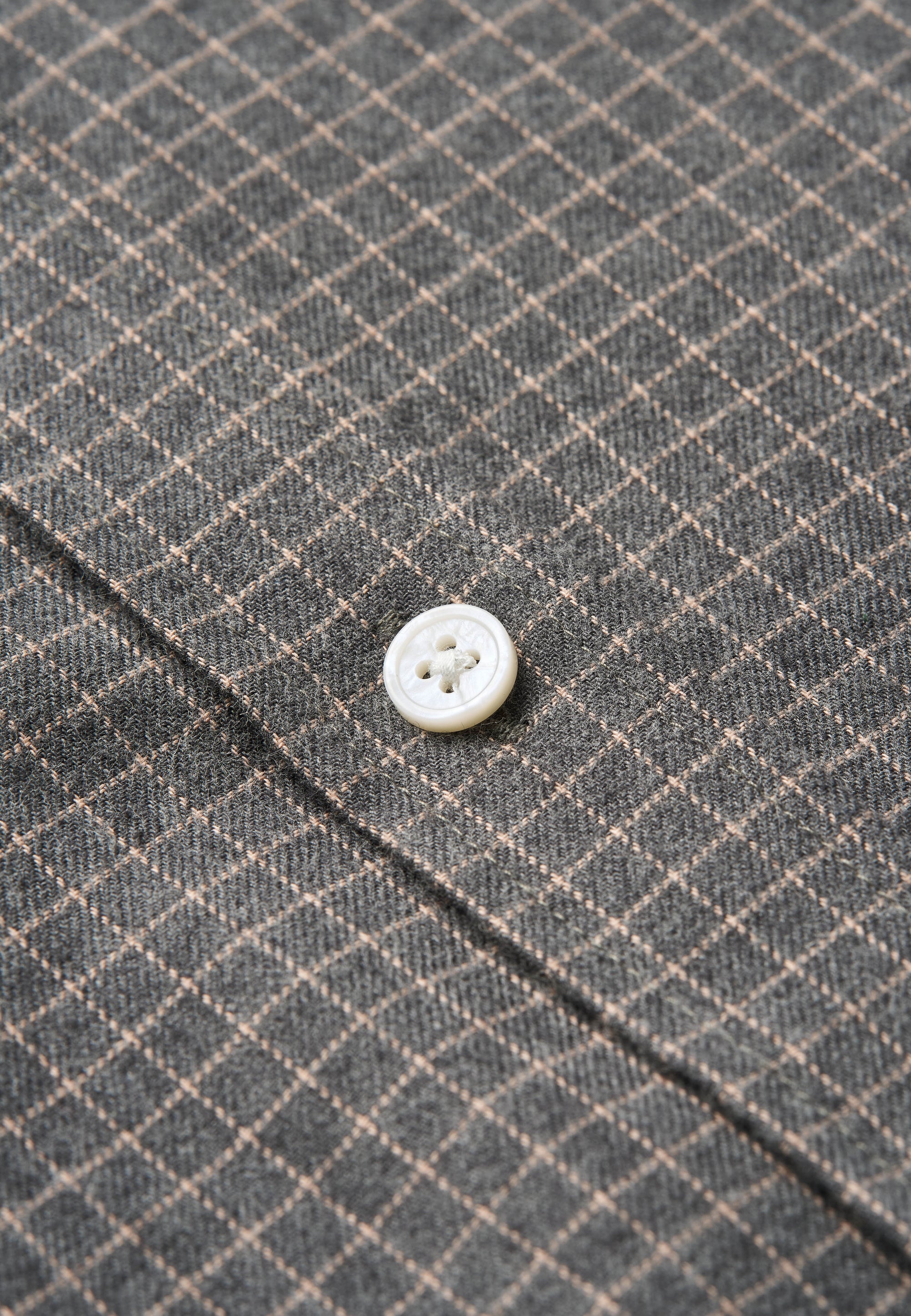 Classic women's Cotton Melange Shirt – Grey Pink Check