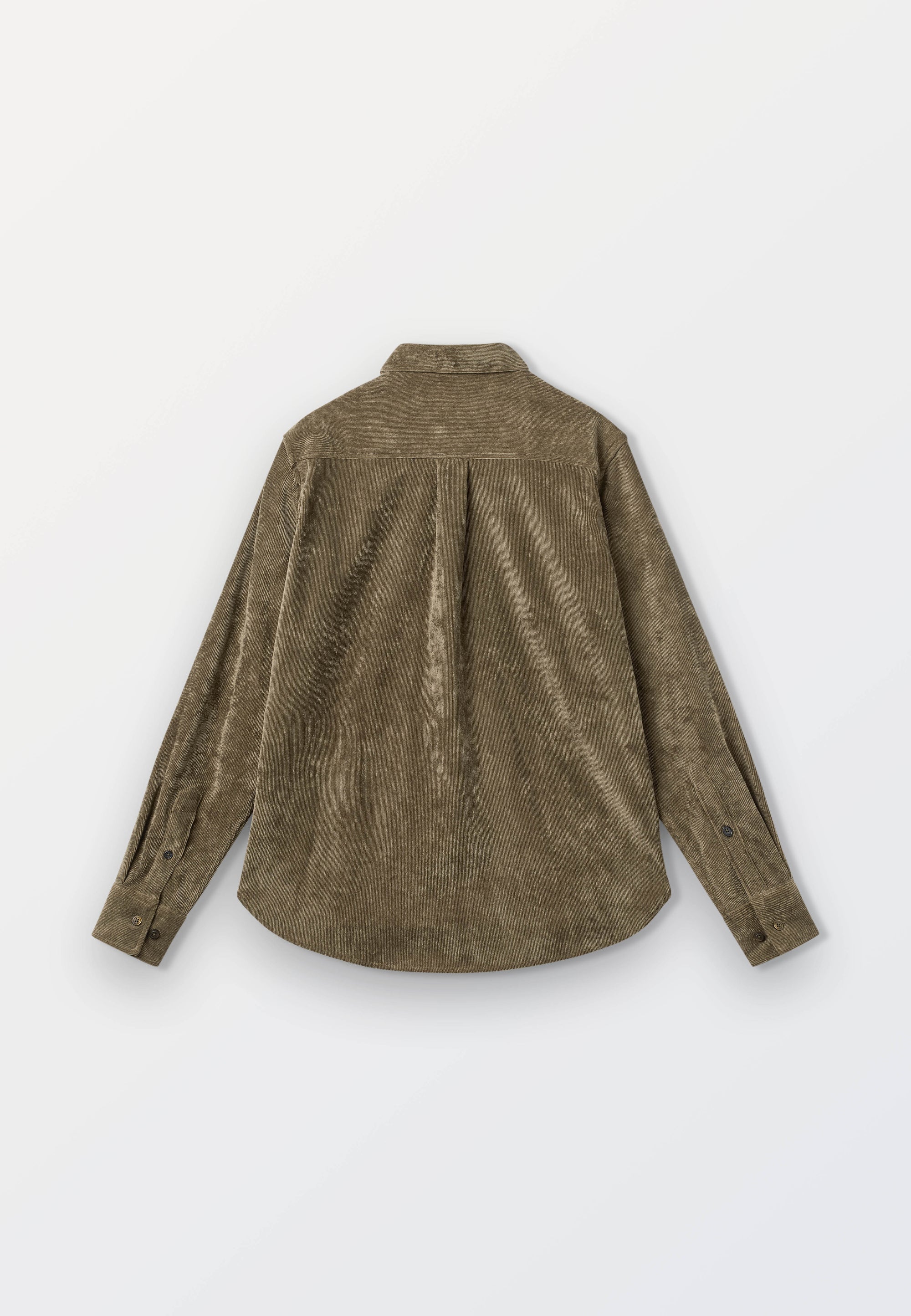 Corduroy Shirt Mens - Green