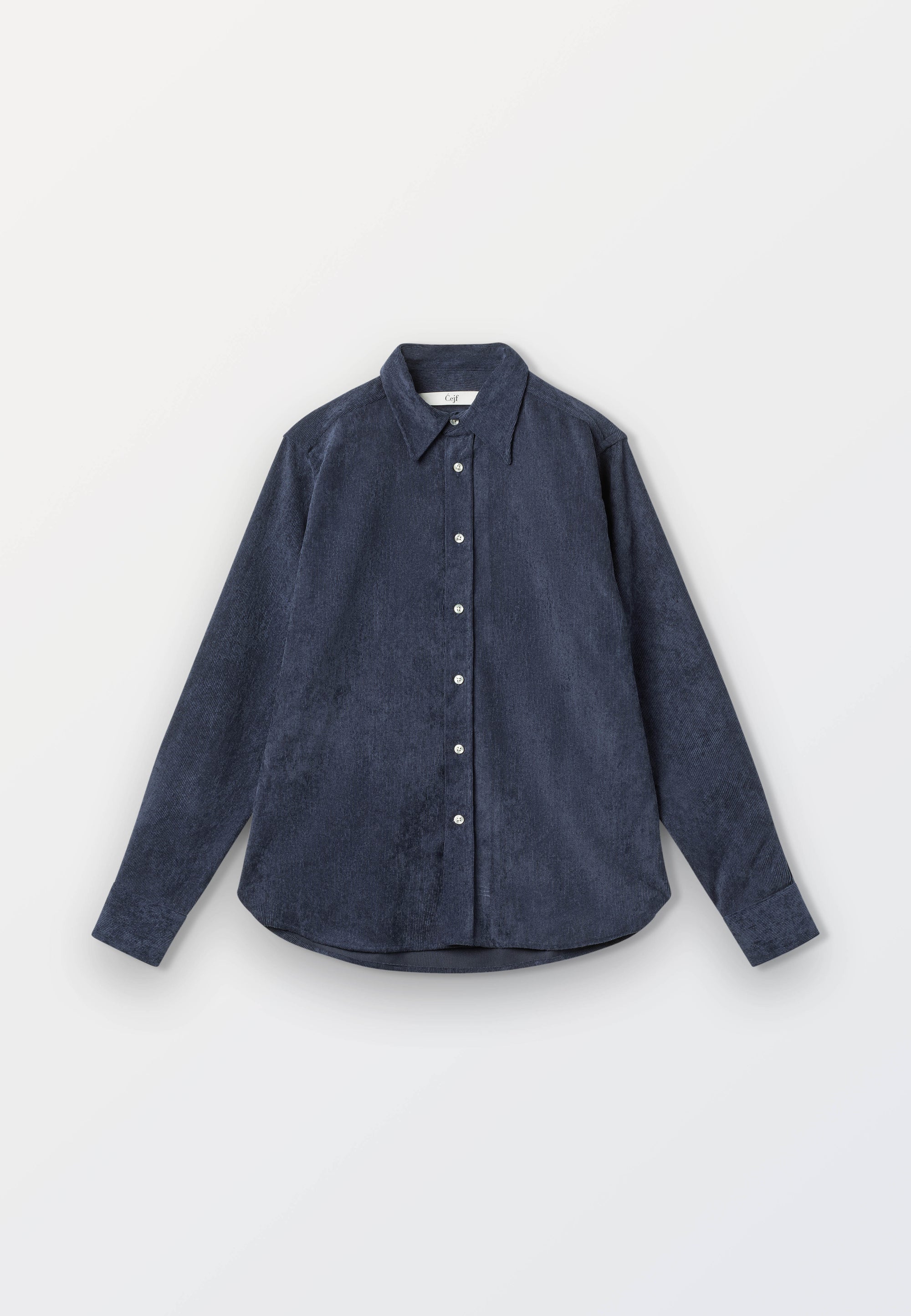 Corduroy Shirt Mens - Navy