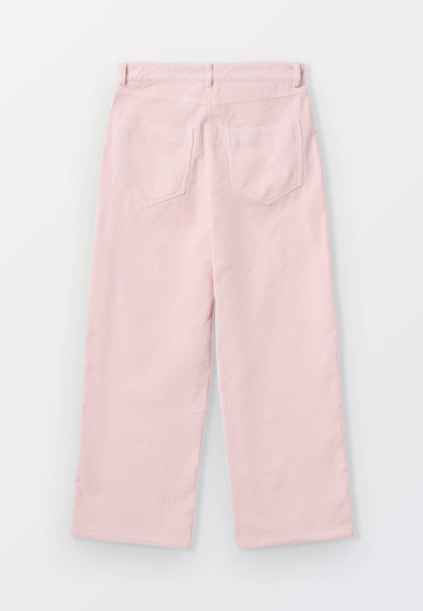 Corduroy pants women - pink