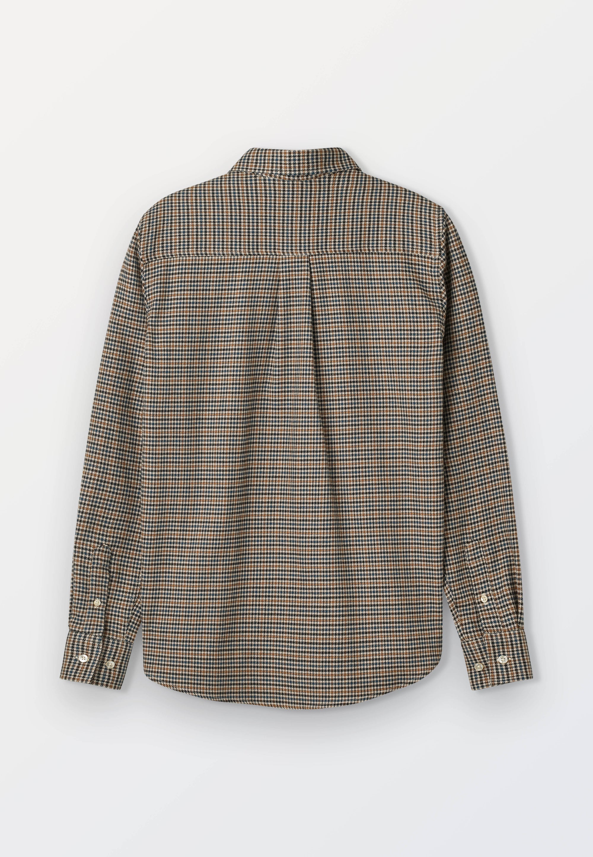 Dark Mini Check Men’s Flannel Shirt