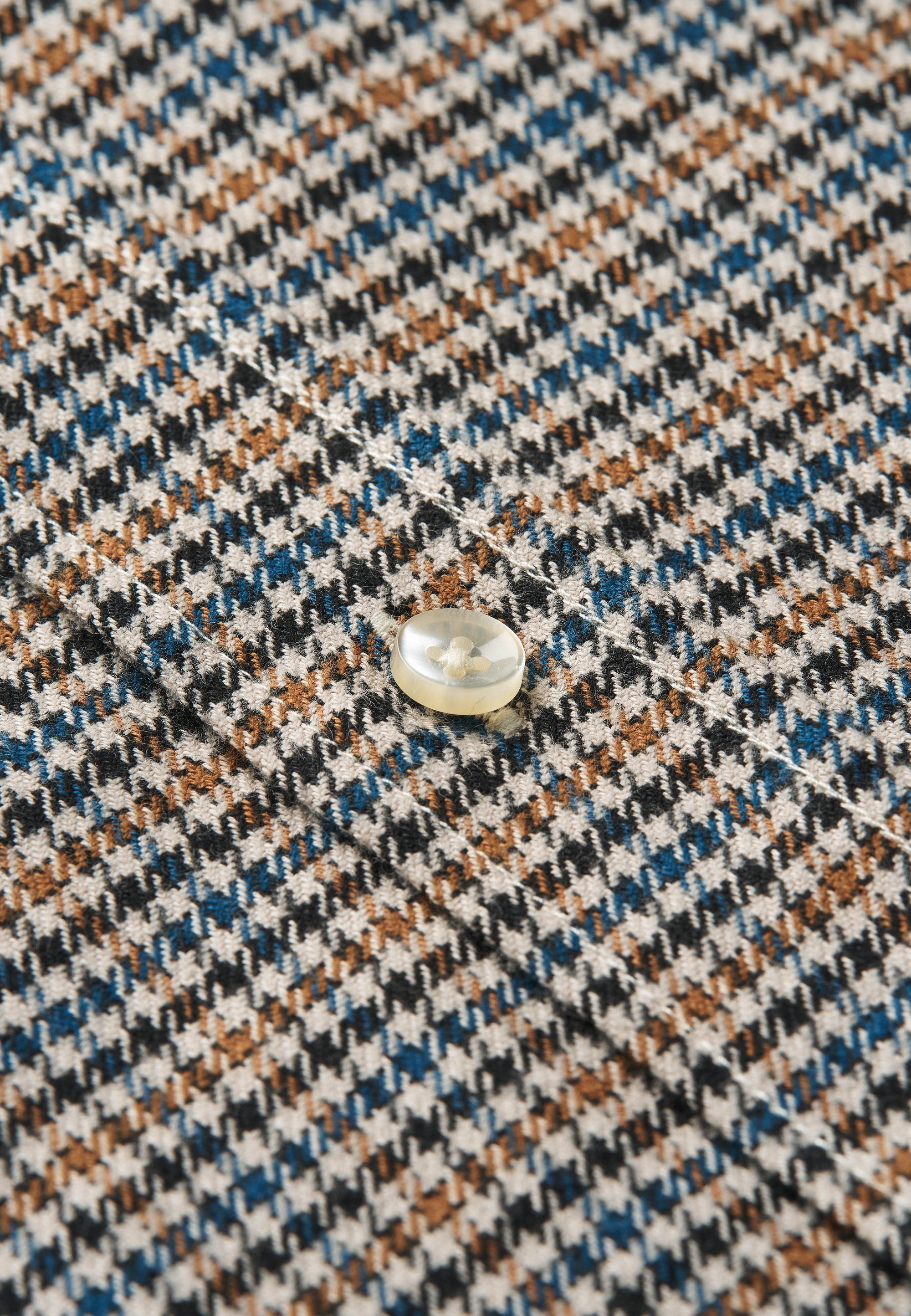 Dark Mini Check Men’s Flannel Shirt