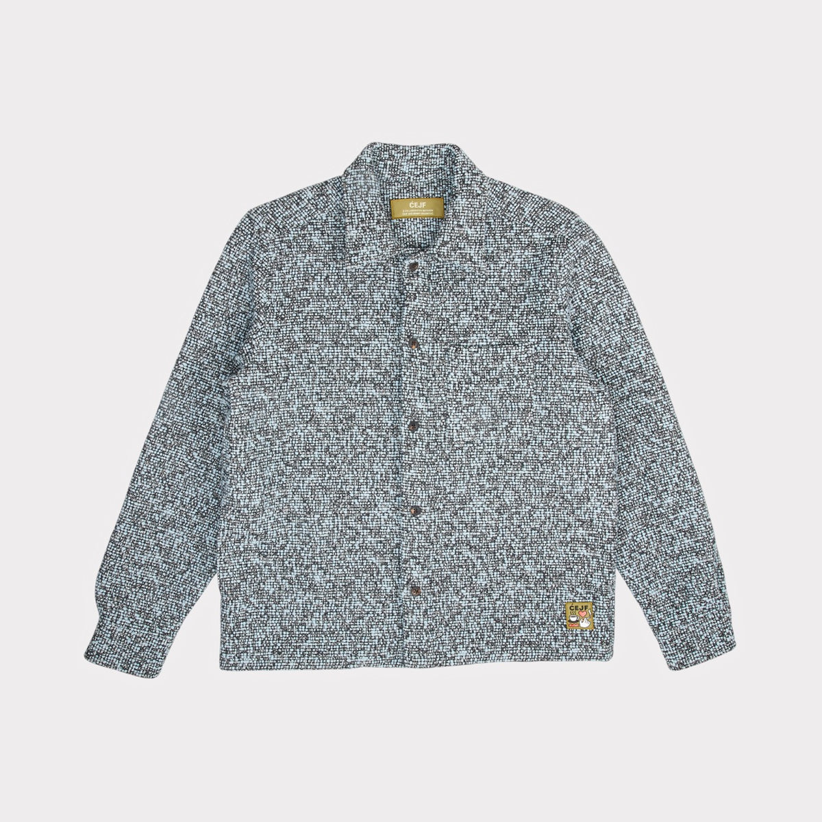 Polako Kvadrat Overshirt – Blue