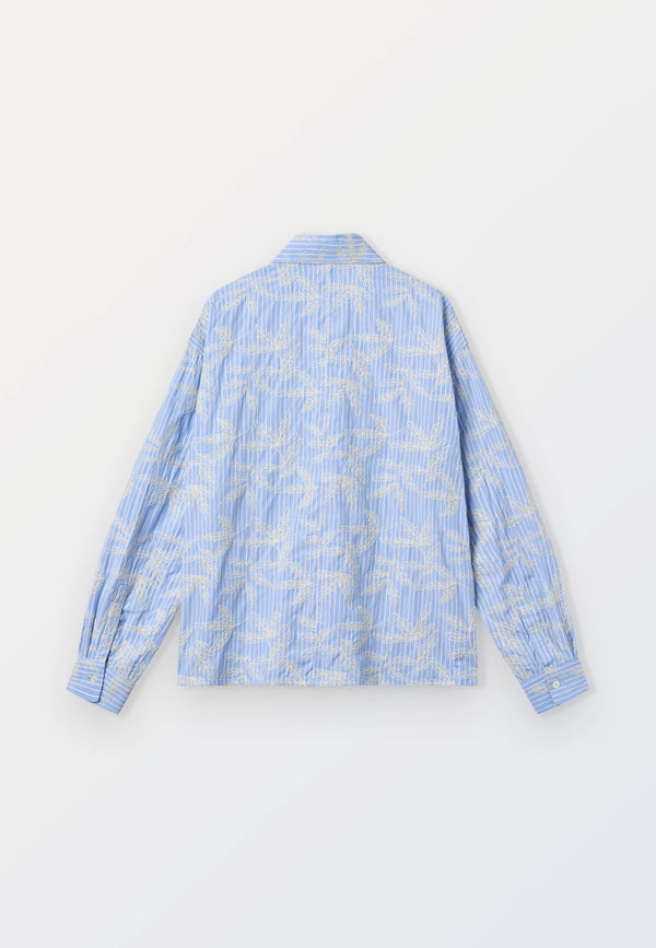 Favig Mens Shirt - Flower Embroidery
