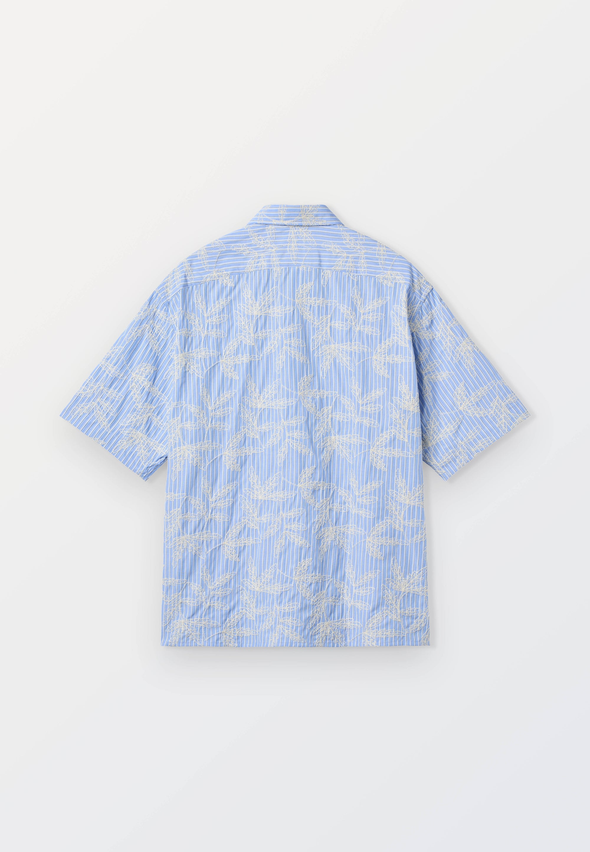 Favig Short Sleeve Shirt - Flower Embroidery