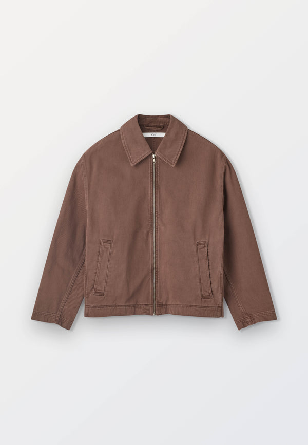 Heavy Garment Dyed Twill Overshirt