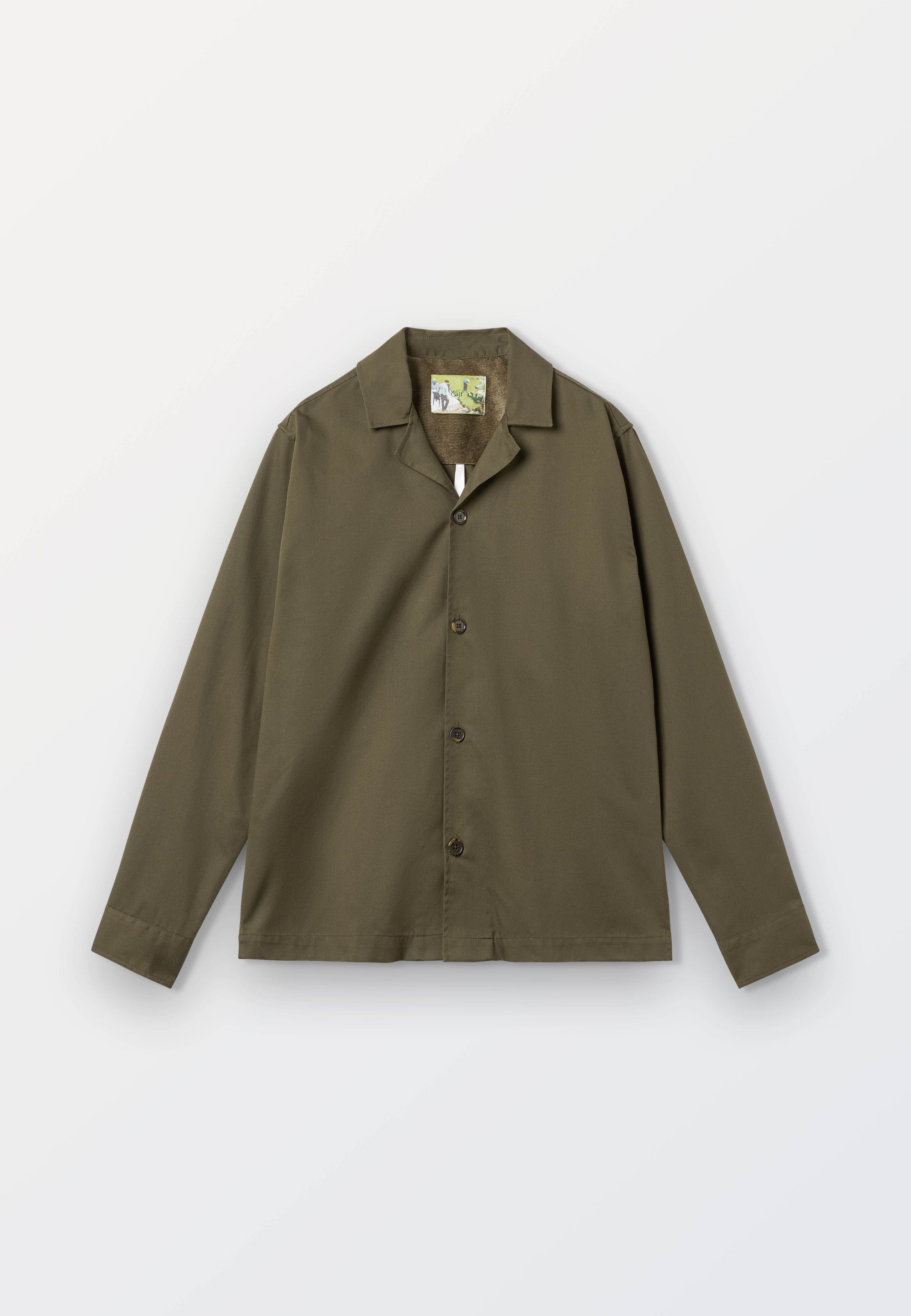 Mens Overshirt - Army Green