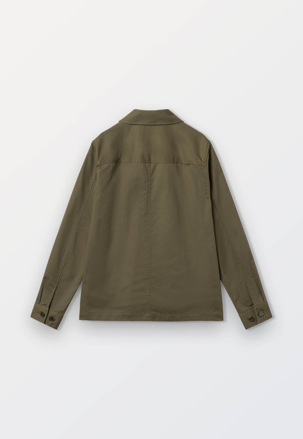 Mens Overshirt - Army Green