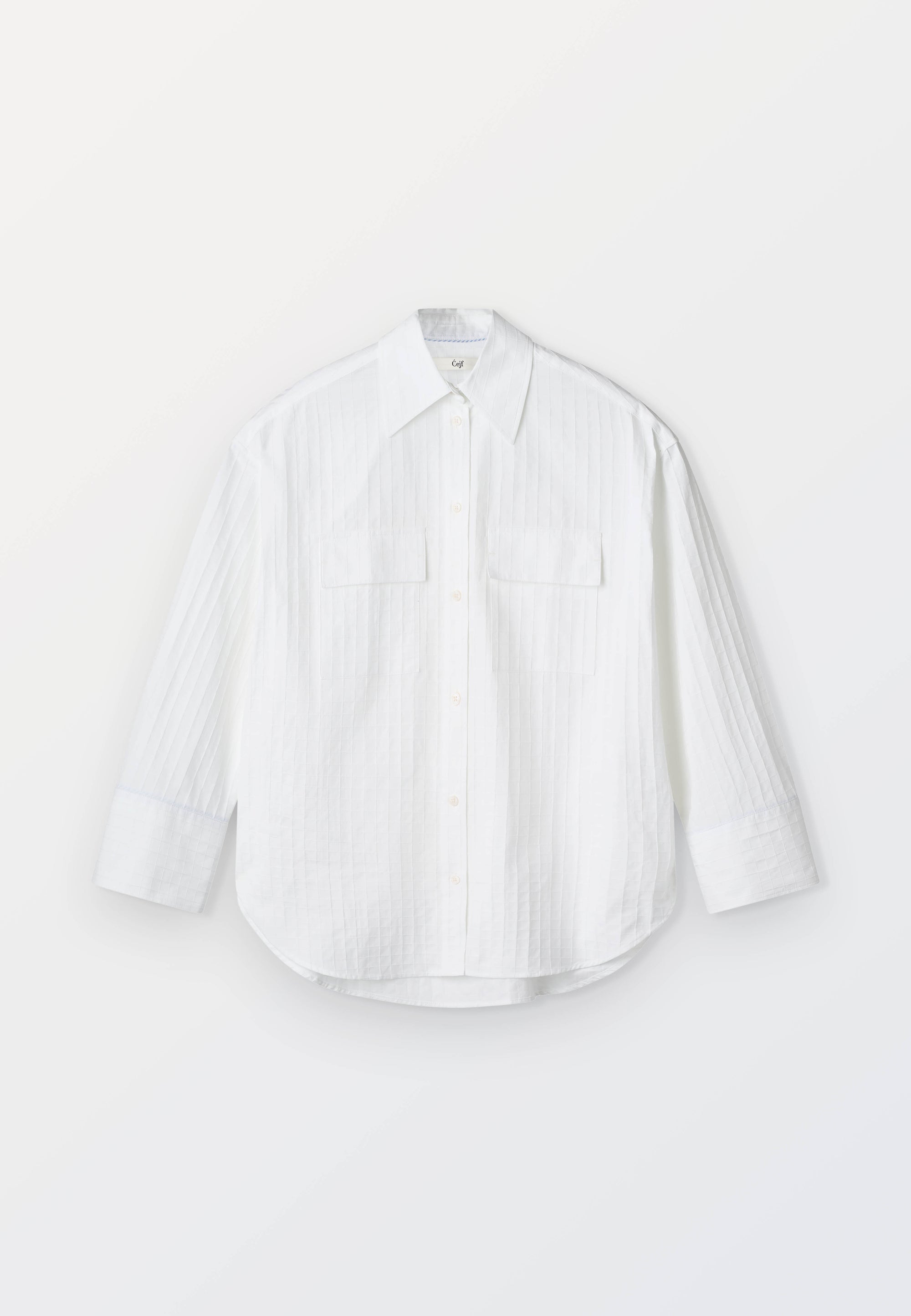 Oversized Women’s Shirt Ripstop 100% cotton – White