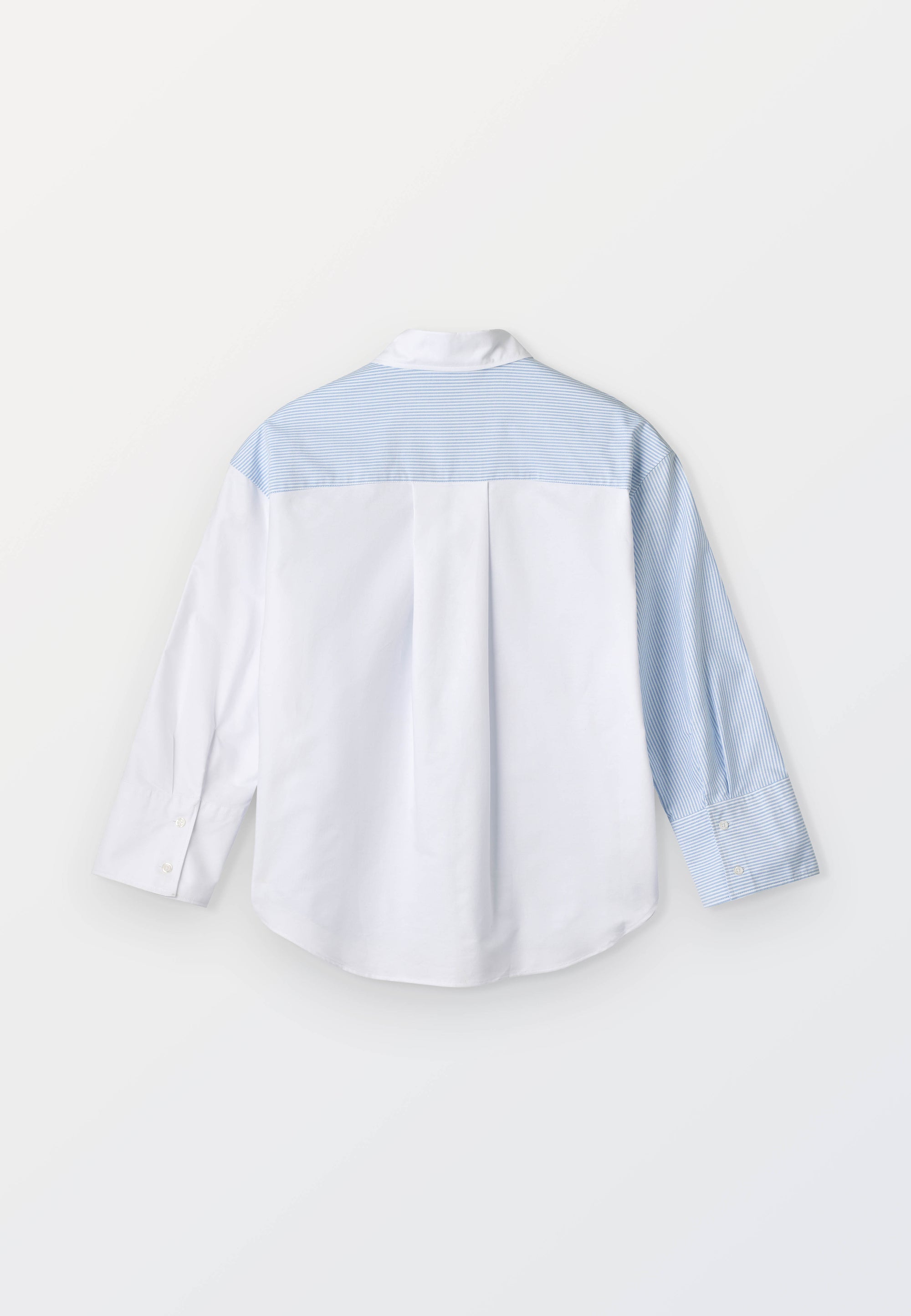 Oversized Women’s Shirt in 100% Organic Washed Oxford  – Mix