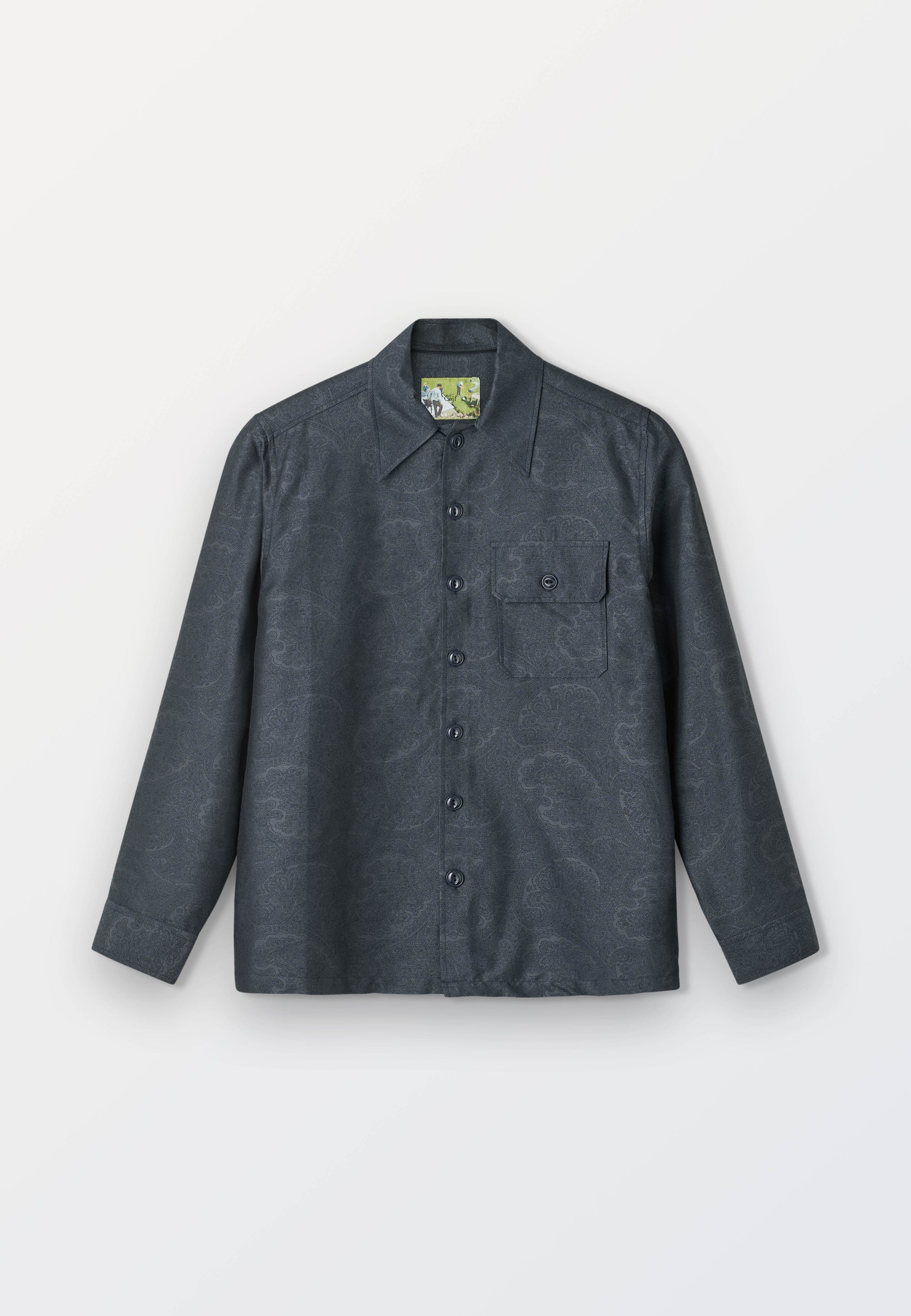 Paisley Jacquard Overshirt