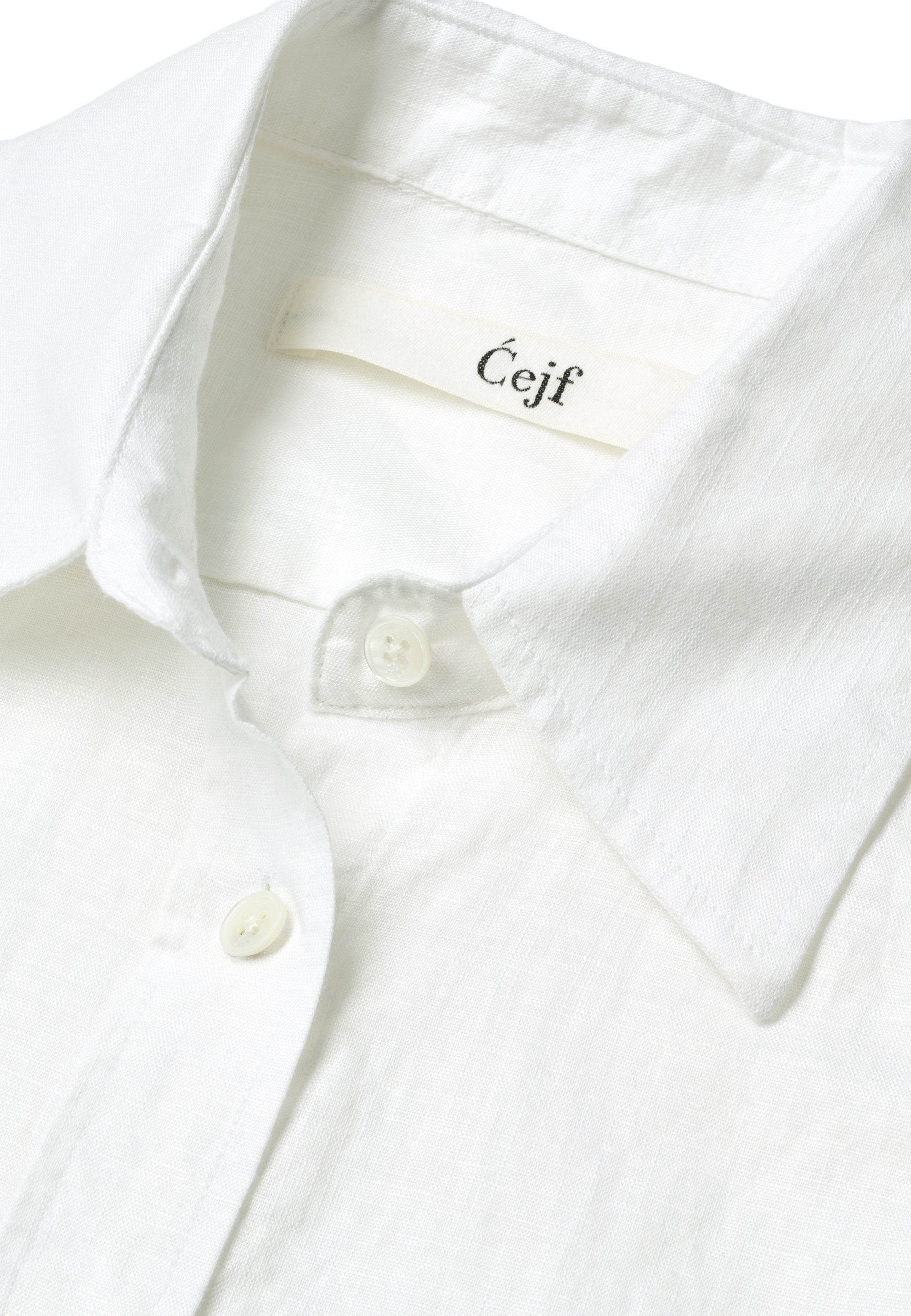 Cejf Ladies Classic Shirt - Jason Linen White