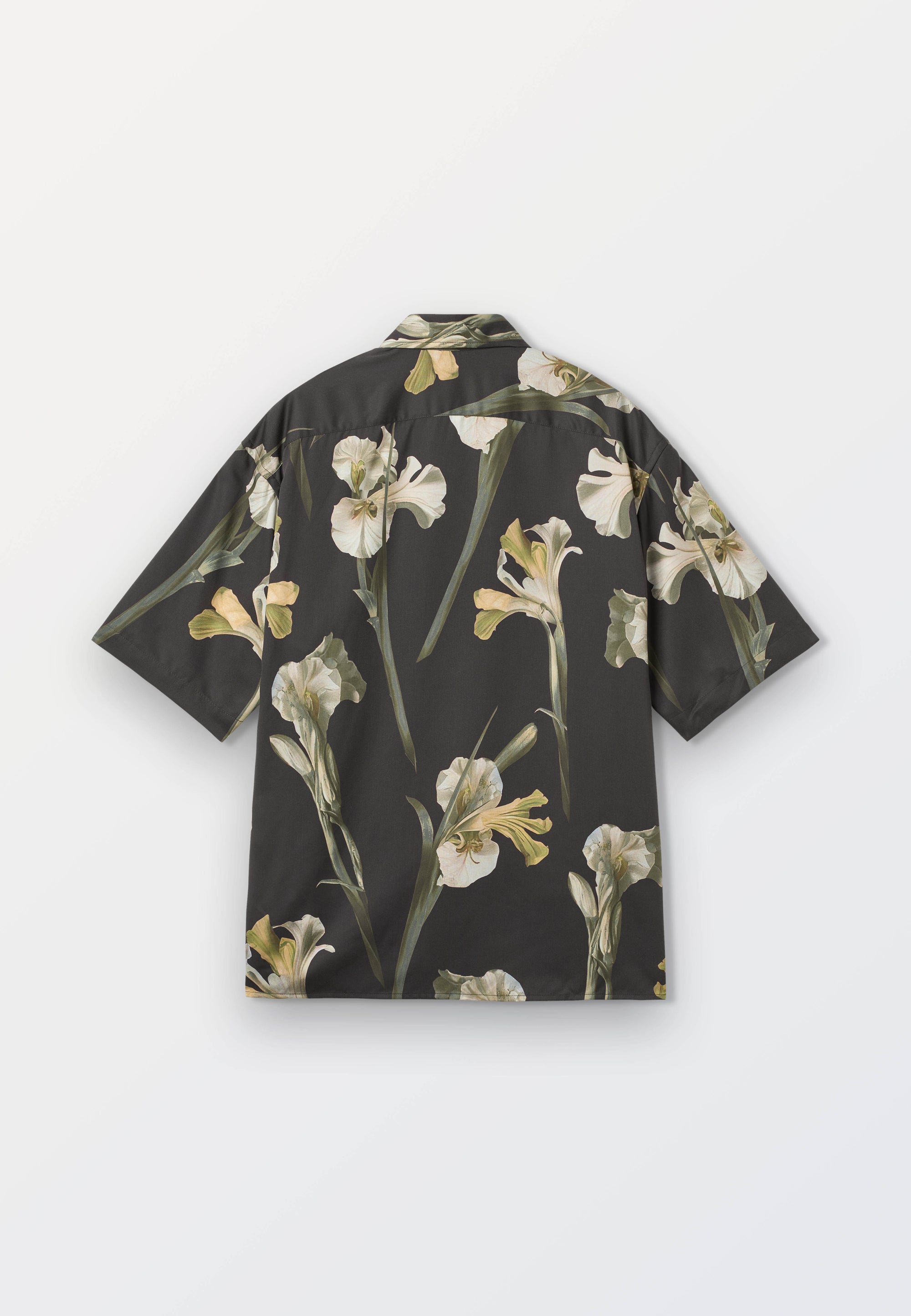Tencel Printed flower ss shirt