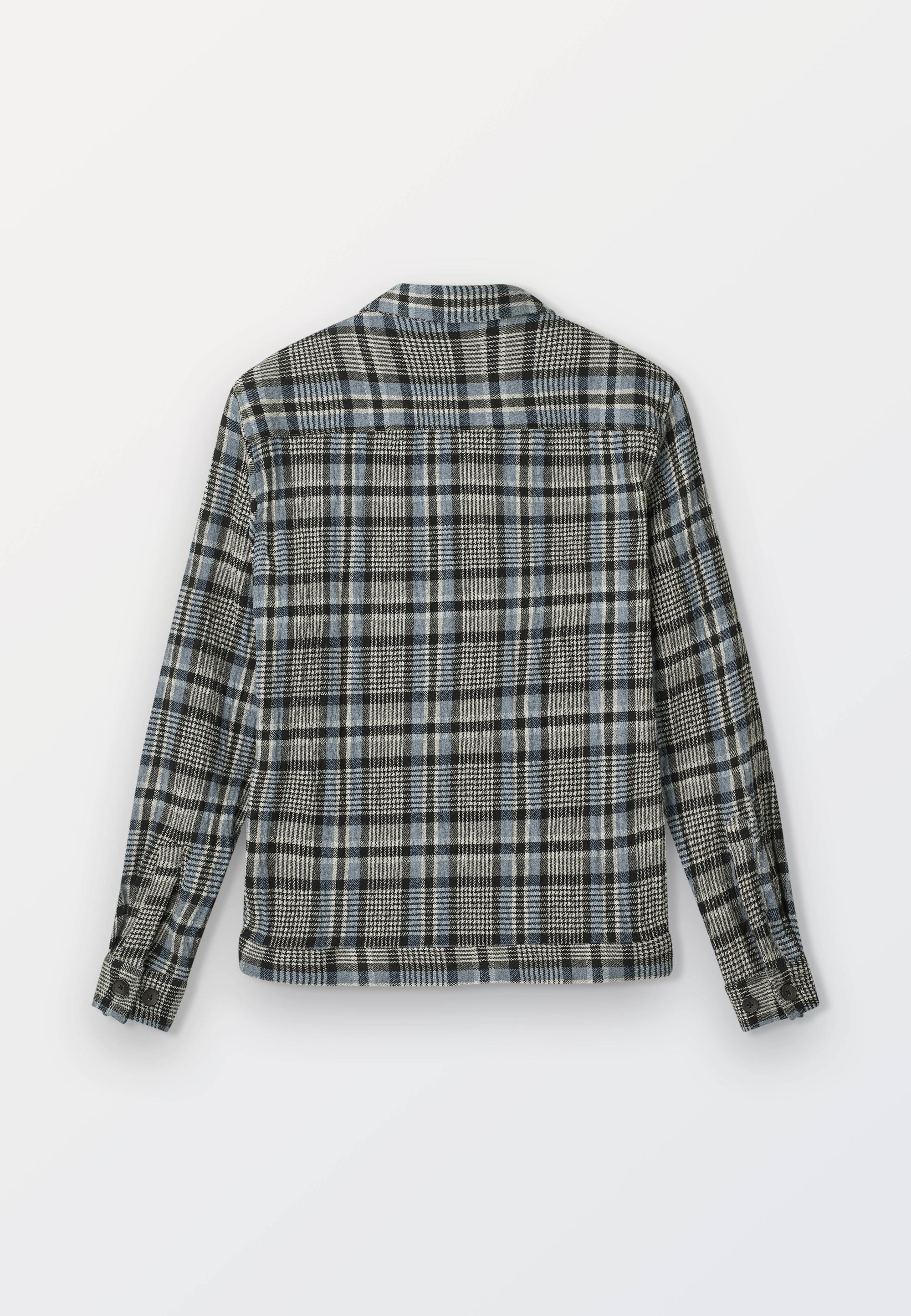 Texture Check Shirt – Blue Check