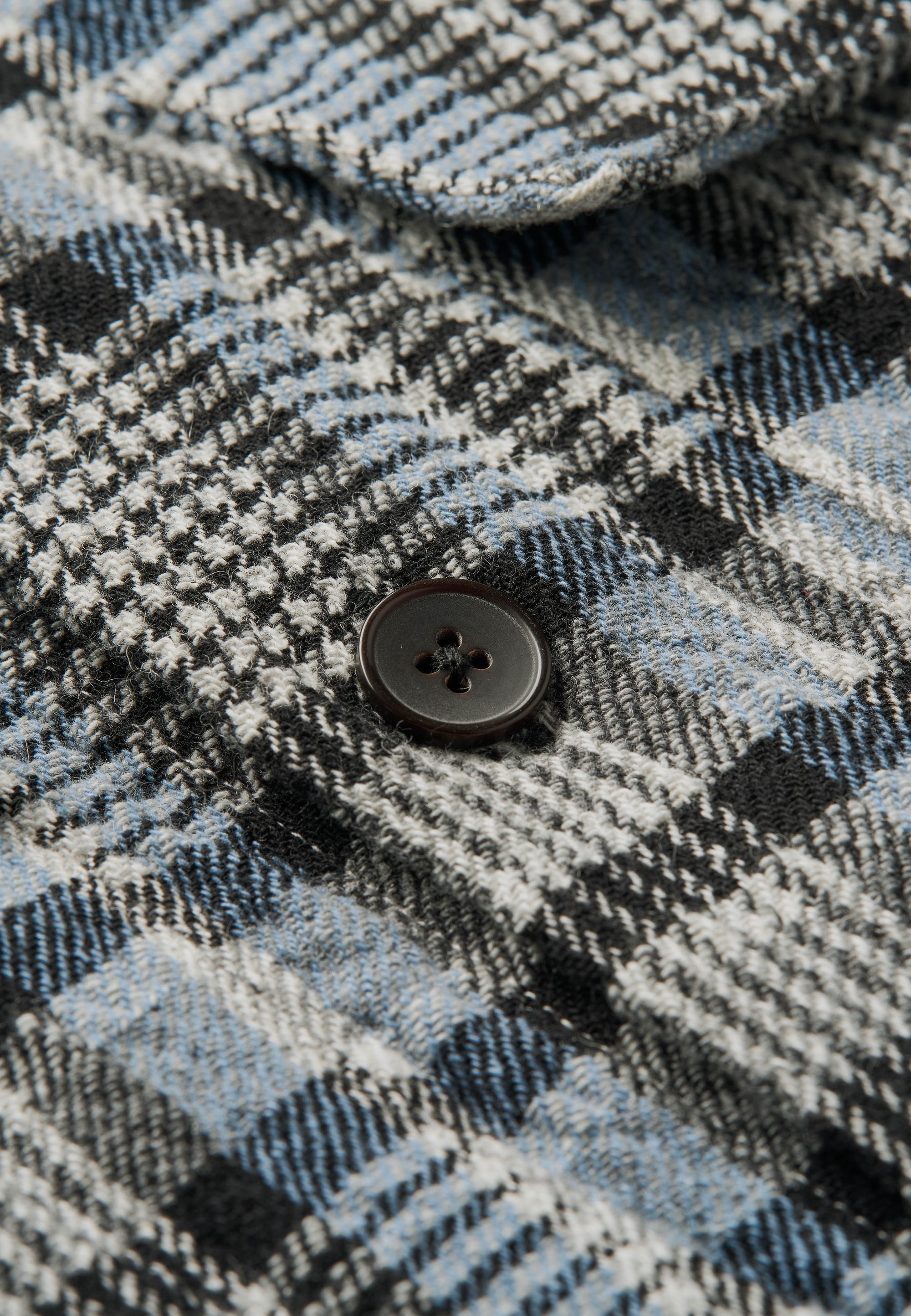 Texture Check Shirt – Blue Check