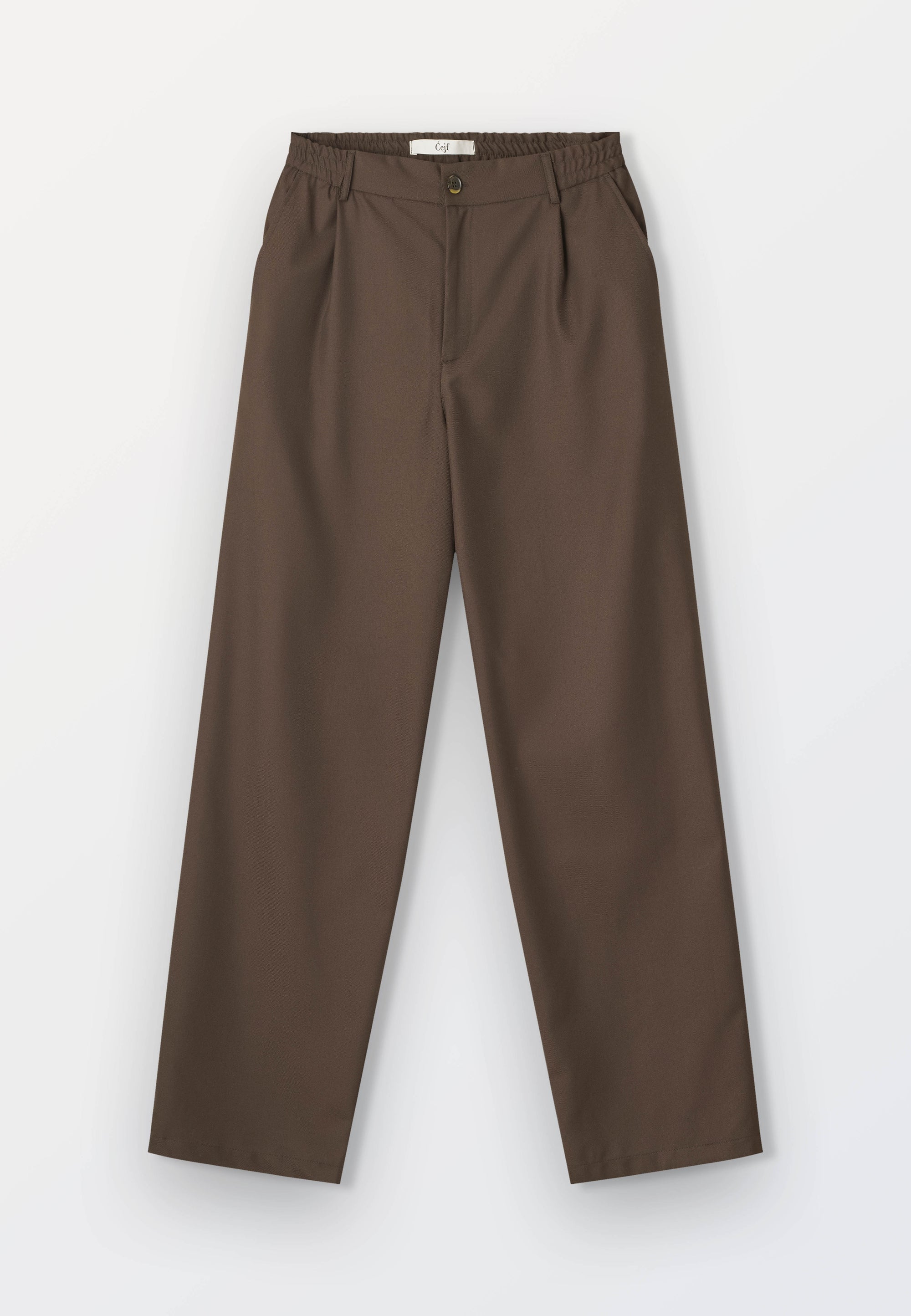 Twill Suit Pant – Brown