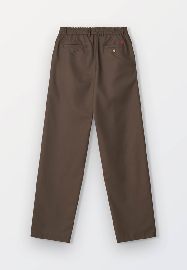 Twill Suit Pant – Brown