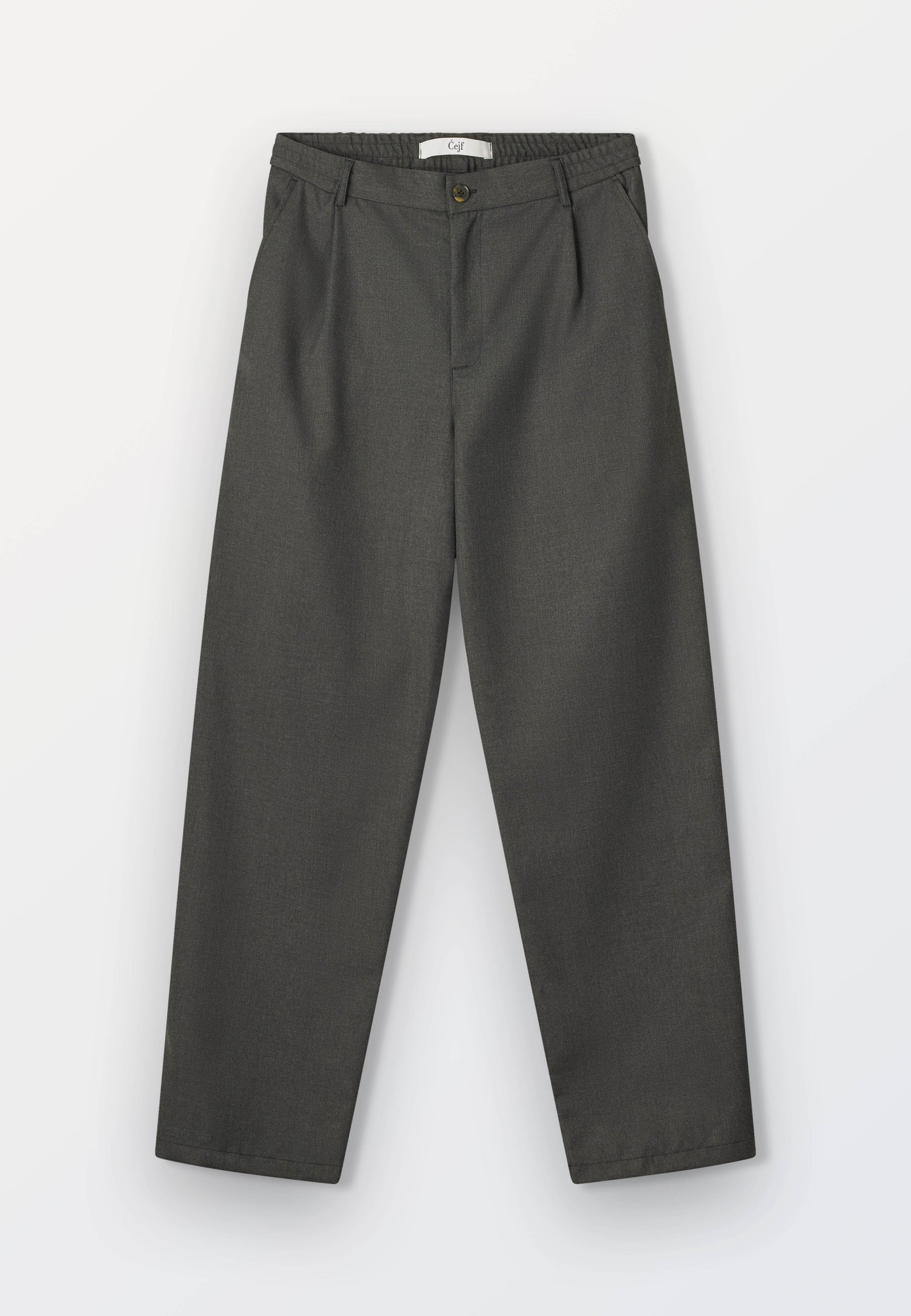 Twill Suit Pant – Grey Melange