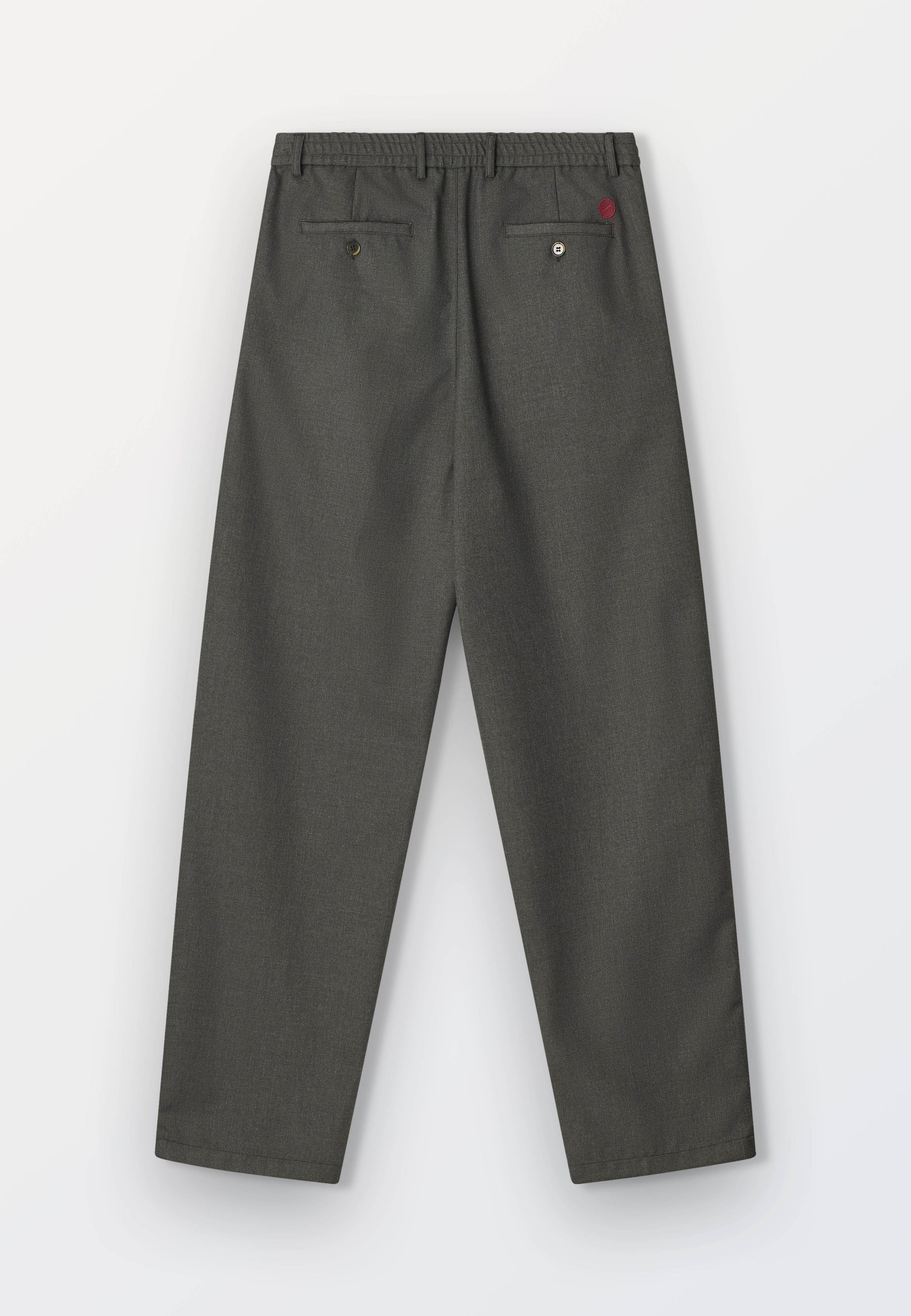Twill Suit Pant – Grey Melange