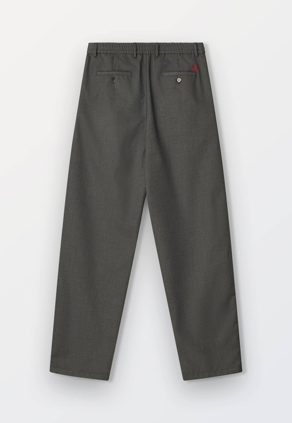 Twill Suit Pant – Grey Melange