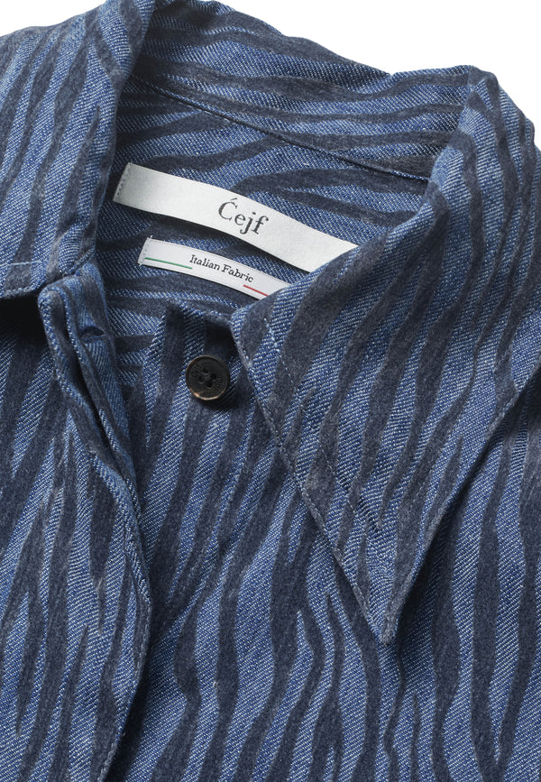 Woman Zebra Overshirt