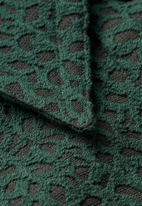 Women’s Jacquard Overshirt  – Green