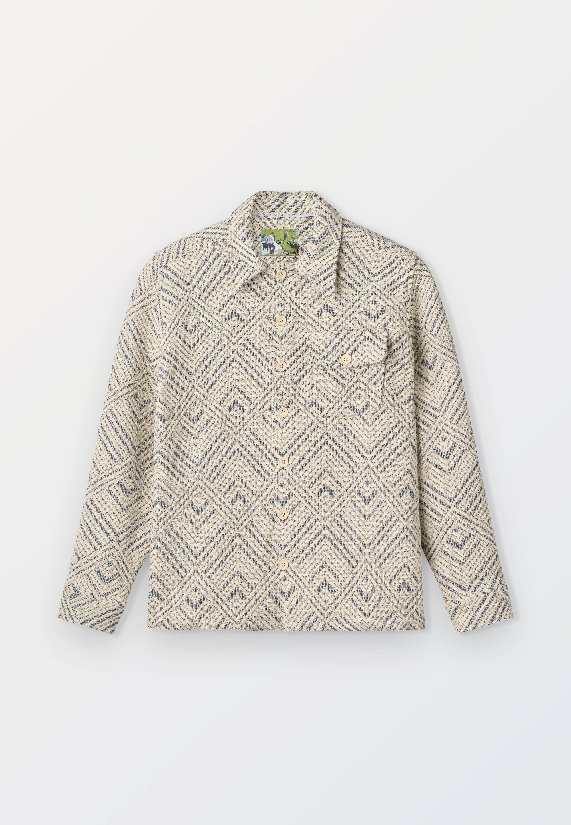 Zik Zak Jacquard Overshirt
